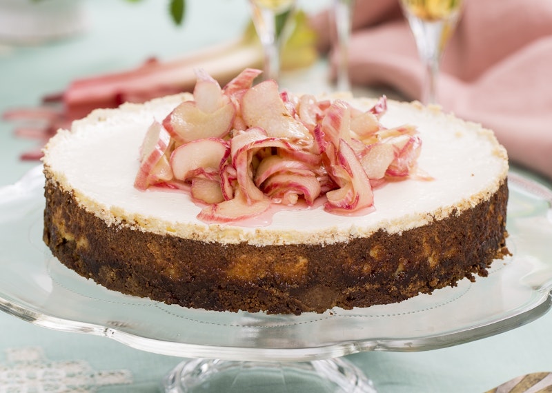Klassisk bakad cheesecake med vanilj