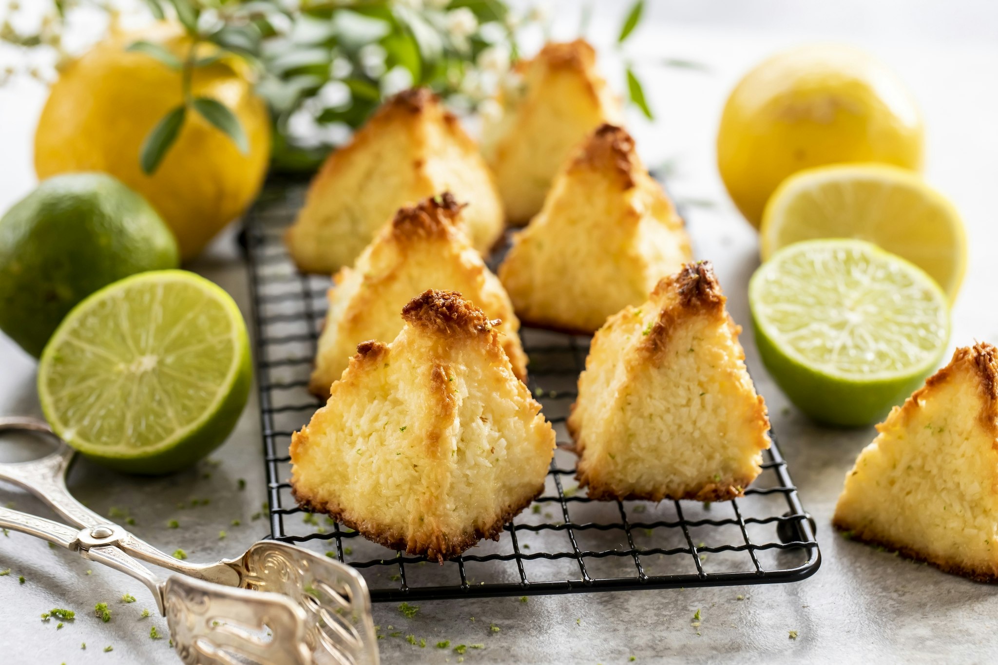 Kokostoppar med lime