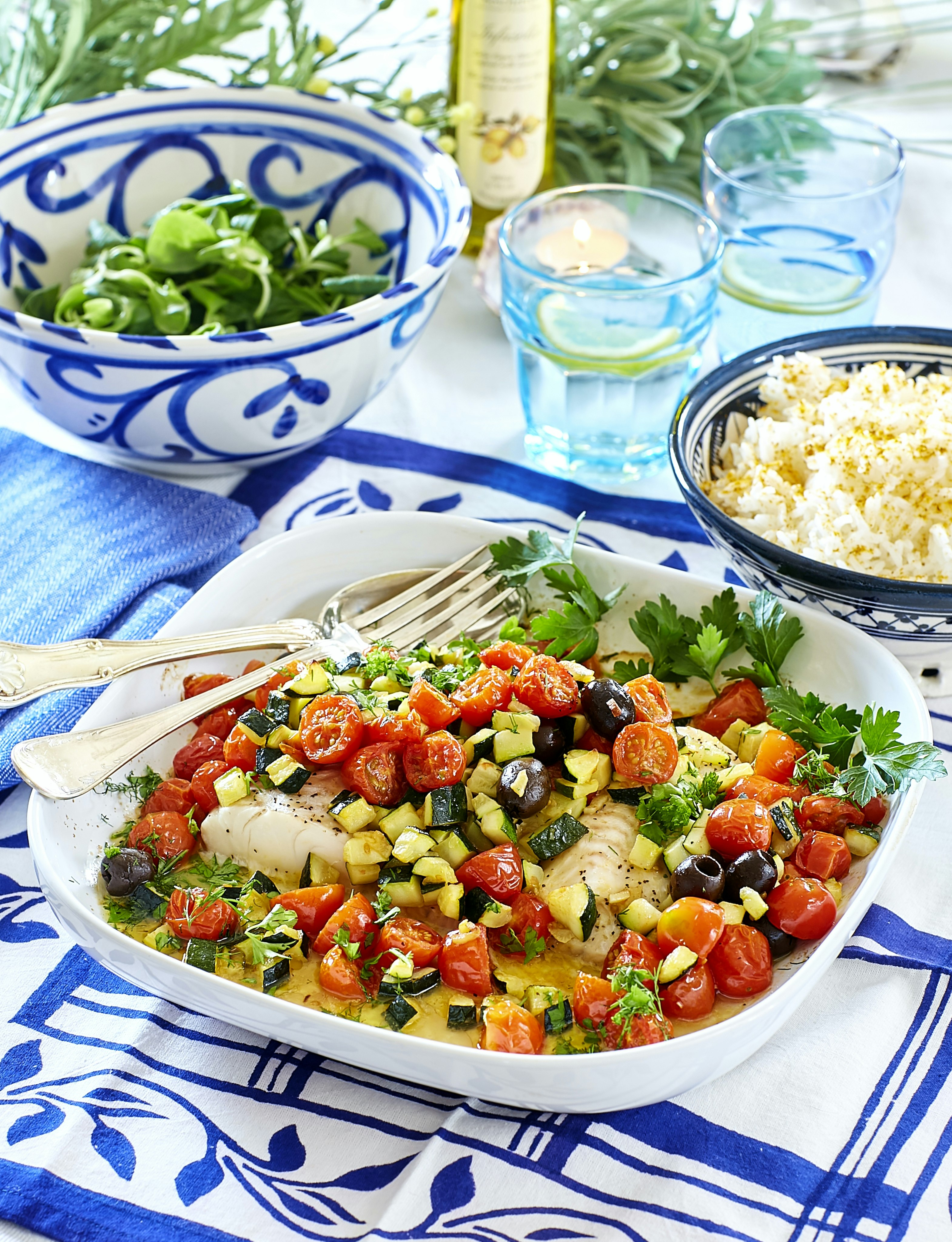 Kolja med medelhavsröra