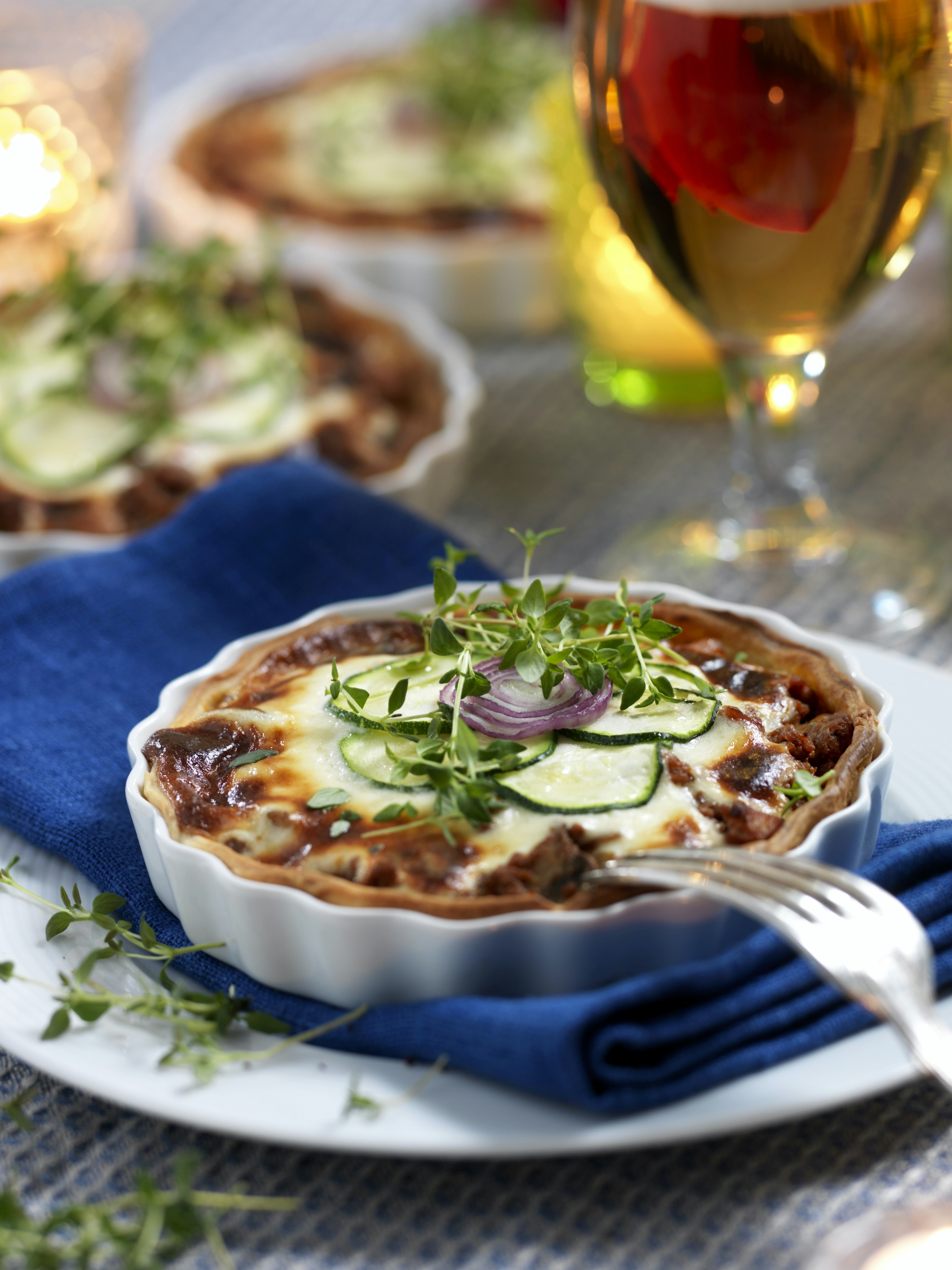 Köttfärspaj under parmesantäcke