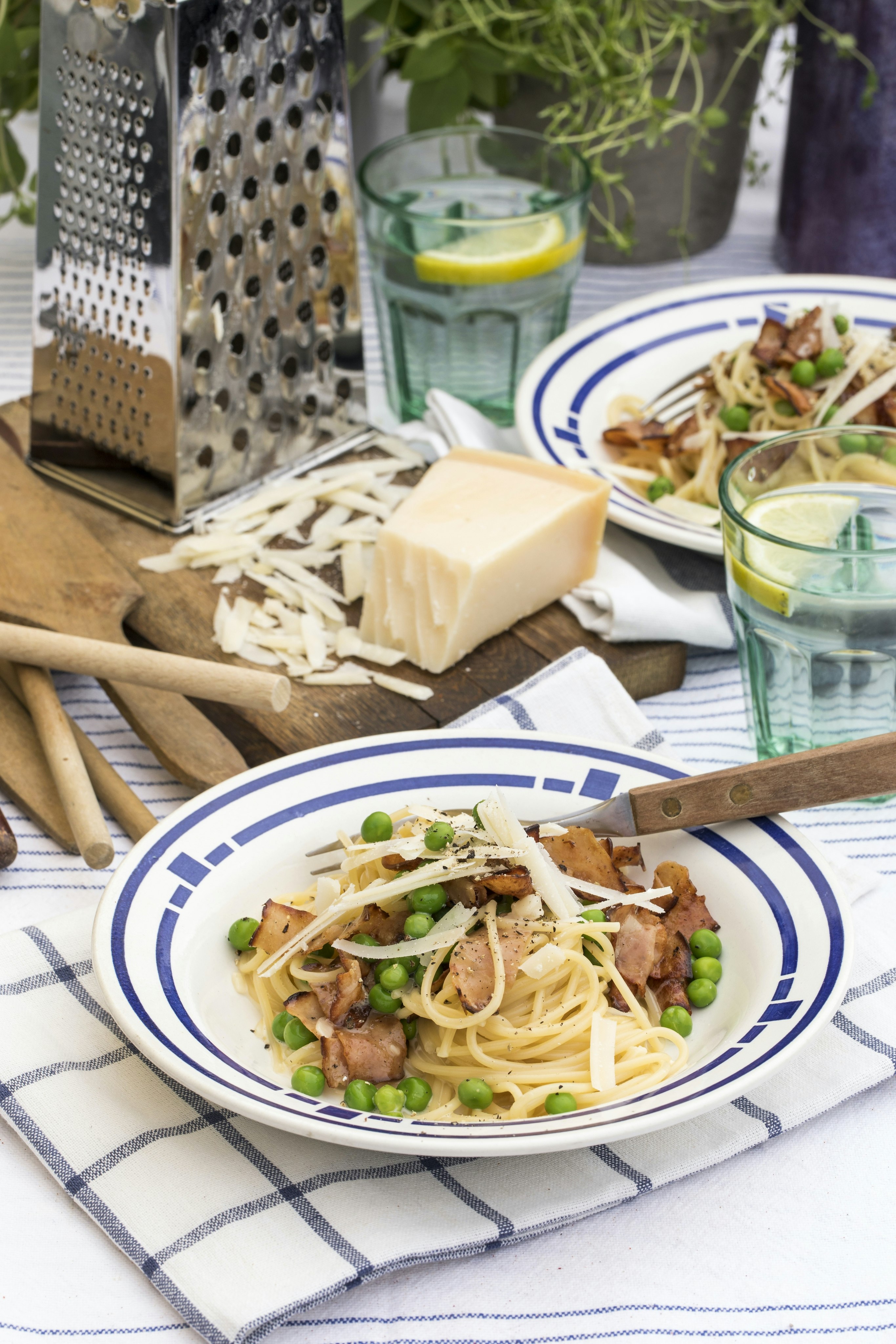 Krämig kyckling carbonara