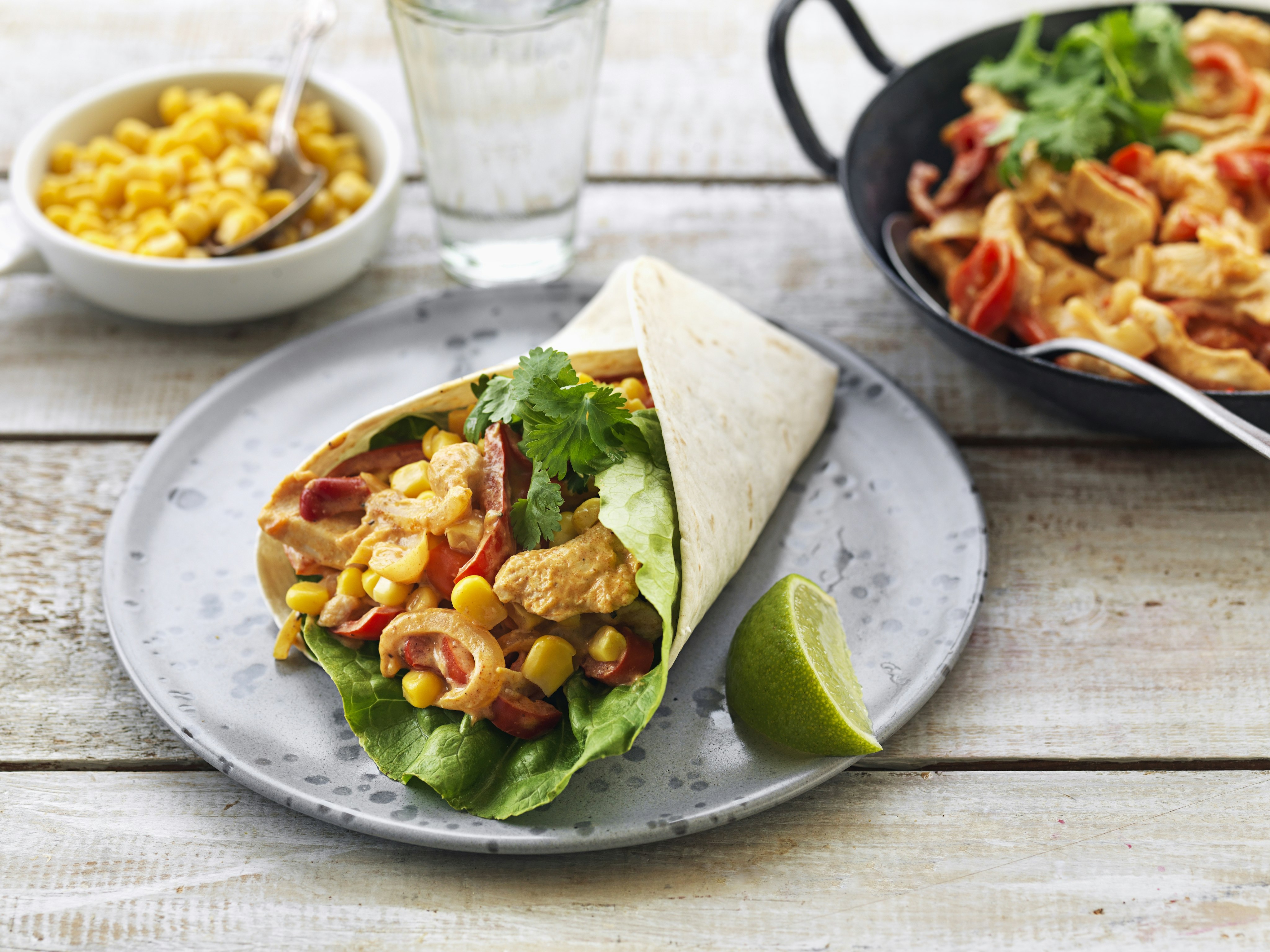 Kycklingfajitas med paprika