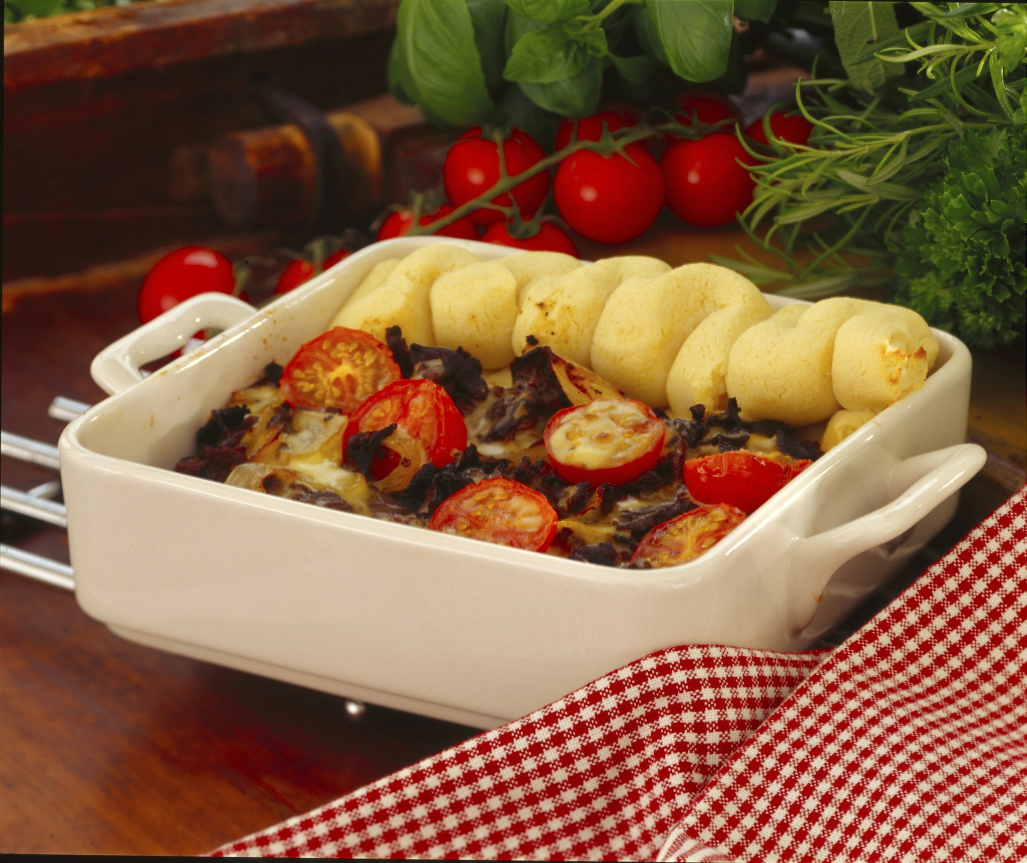 Läcker renskavsgratäng med potatismos