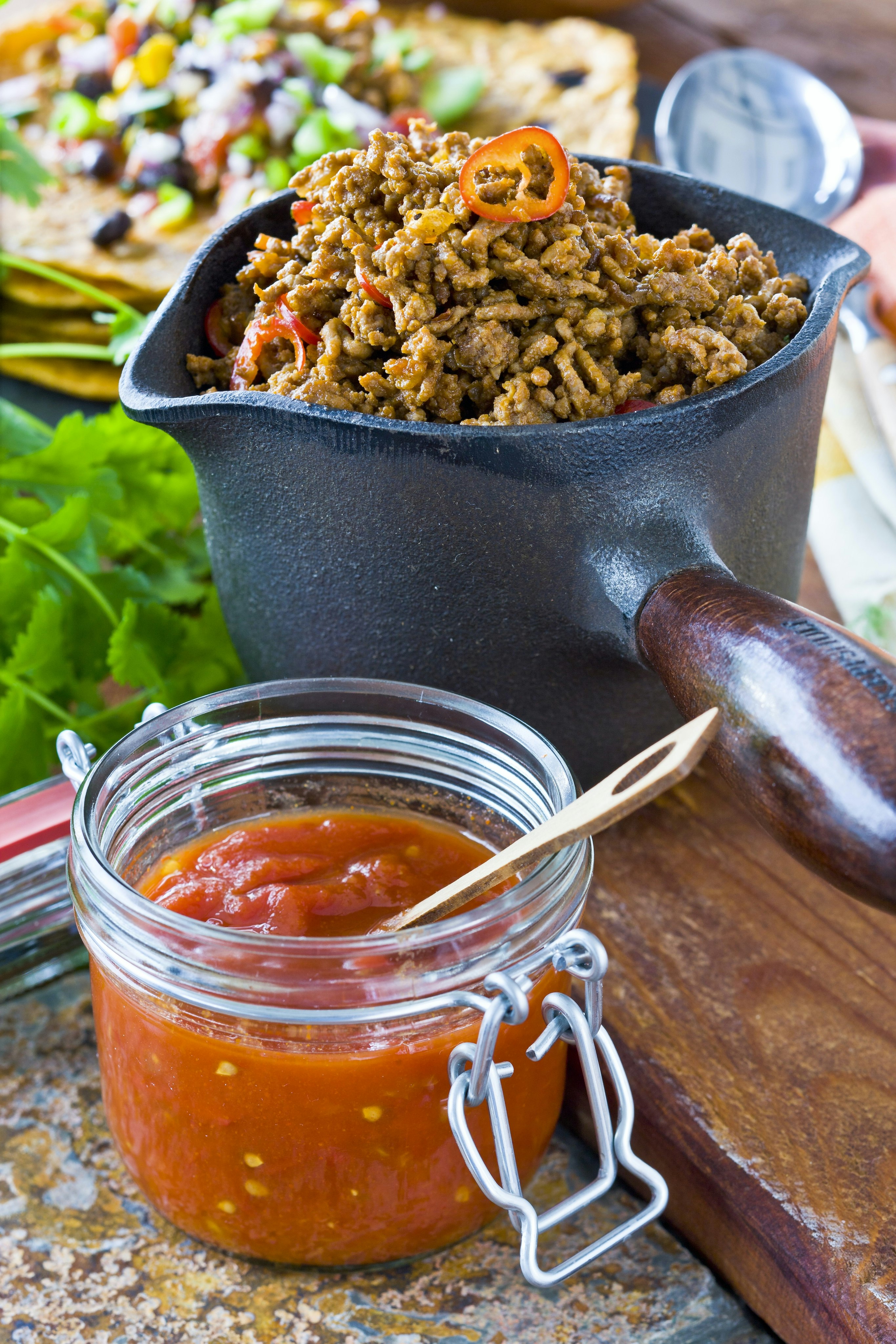 Lammfärs med chili och spiskummin