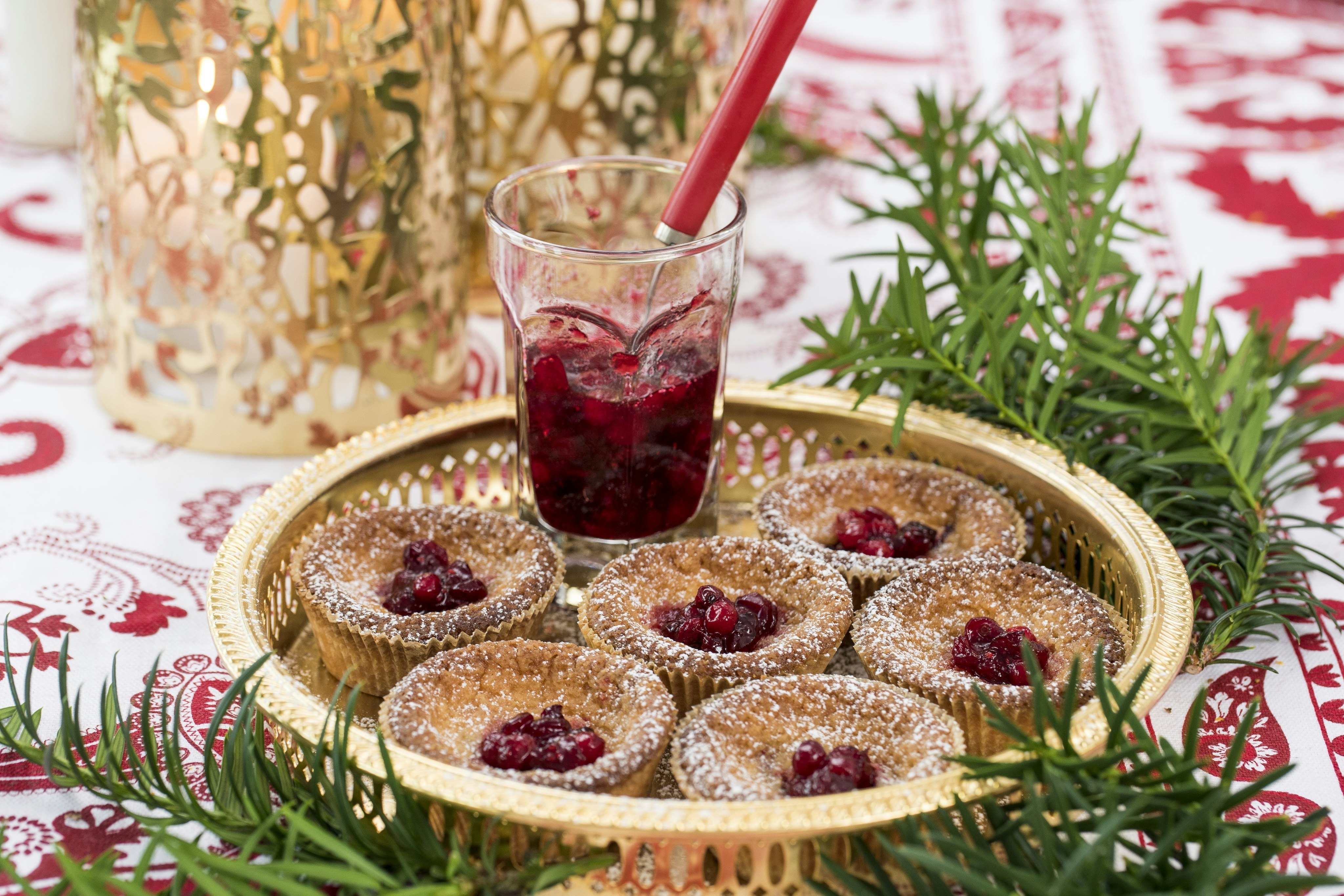 Lättbakade tranbärsgrottor