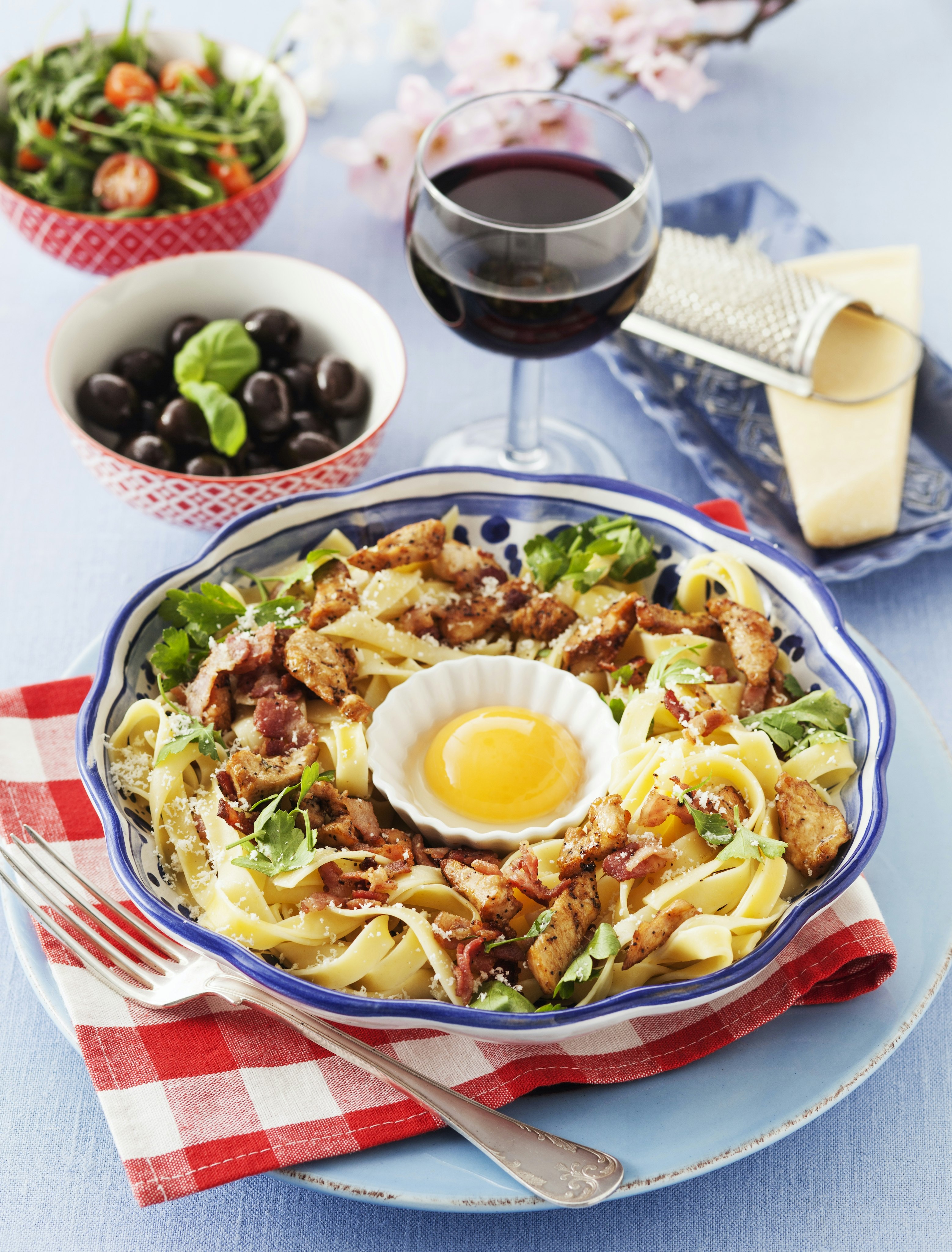 Lättlagad kycklingpasta