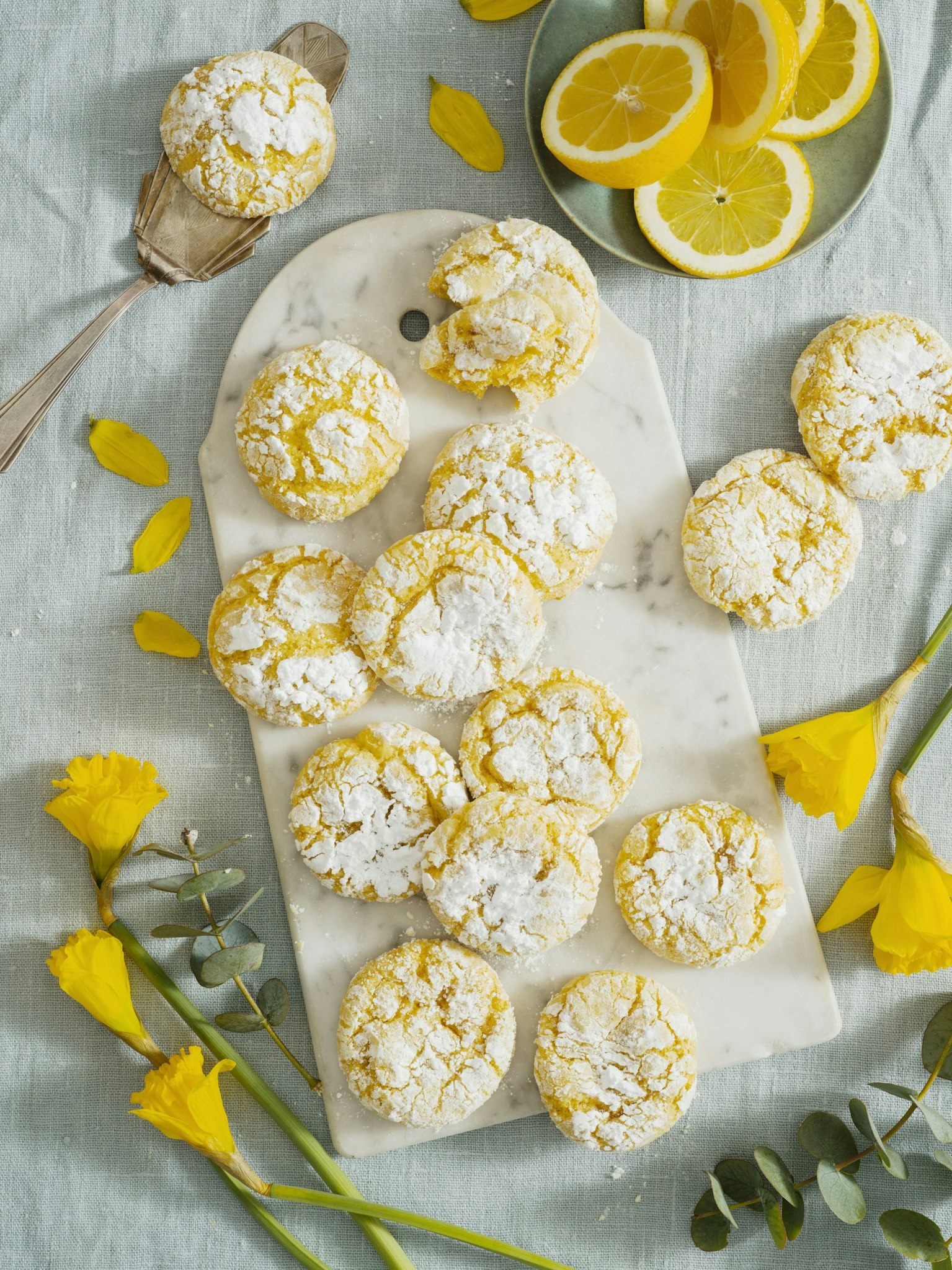 Lemon Crinkle Cookies