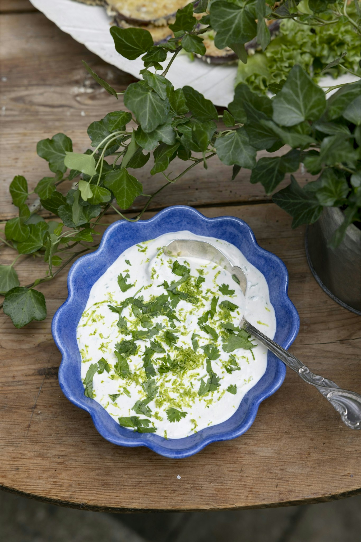 Lime- och koriandersås