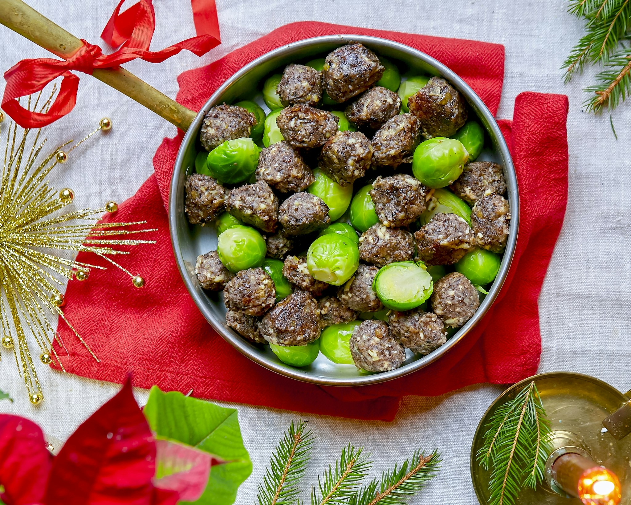 Linsbullar med kryddpeppar och glögg