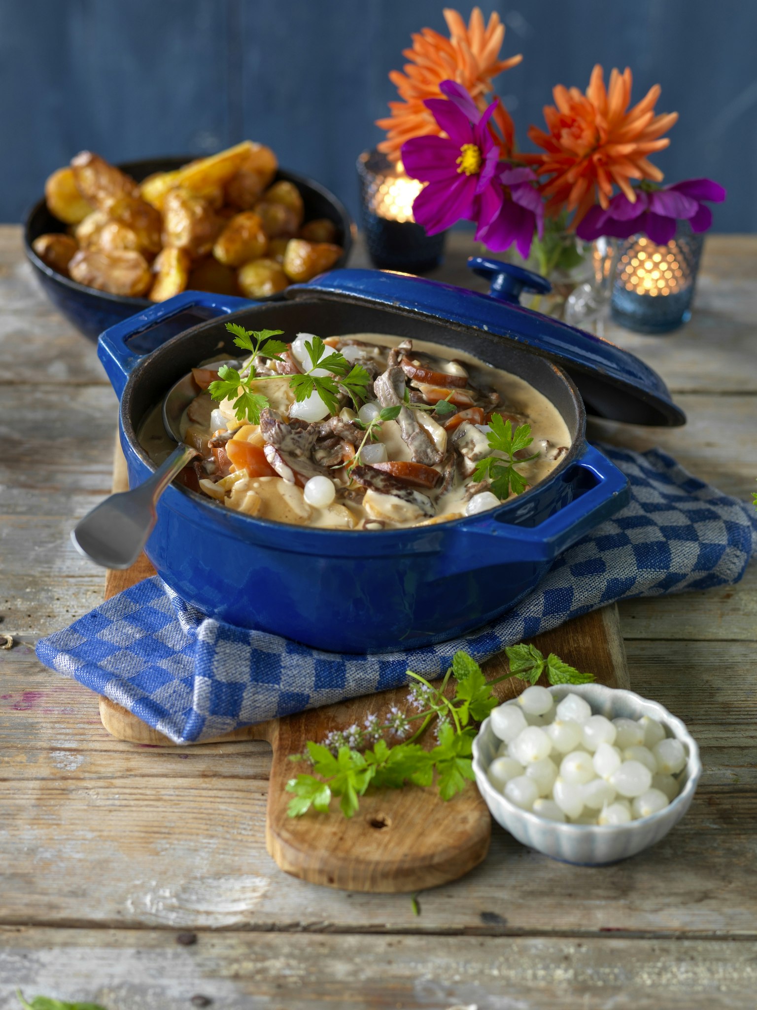 Lövbiffsgryta med syltlök