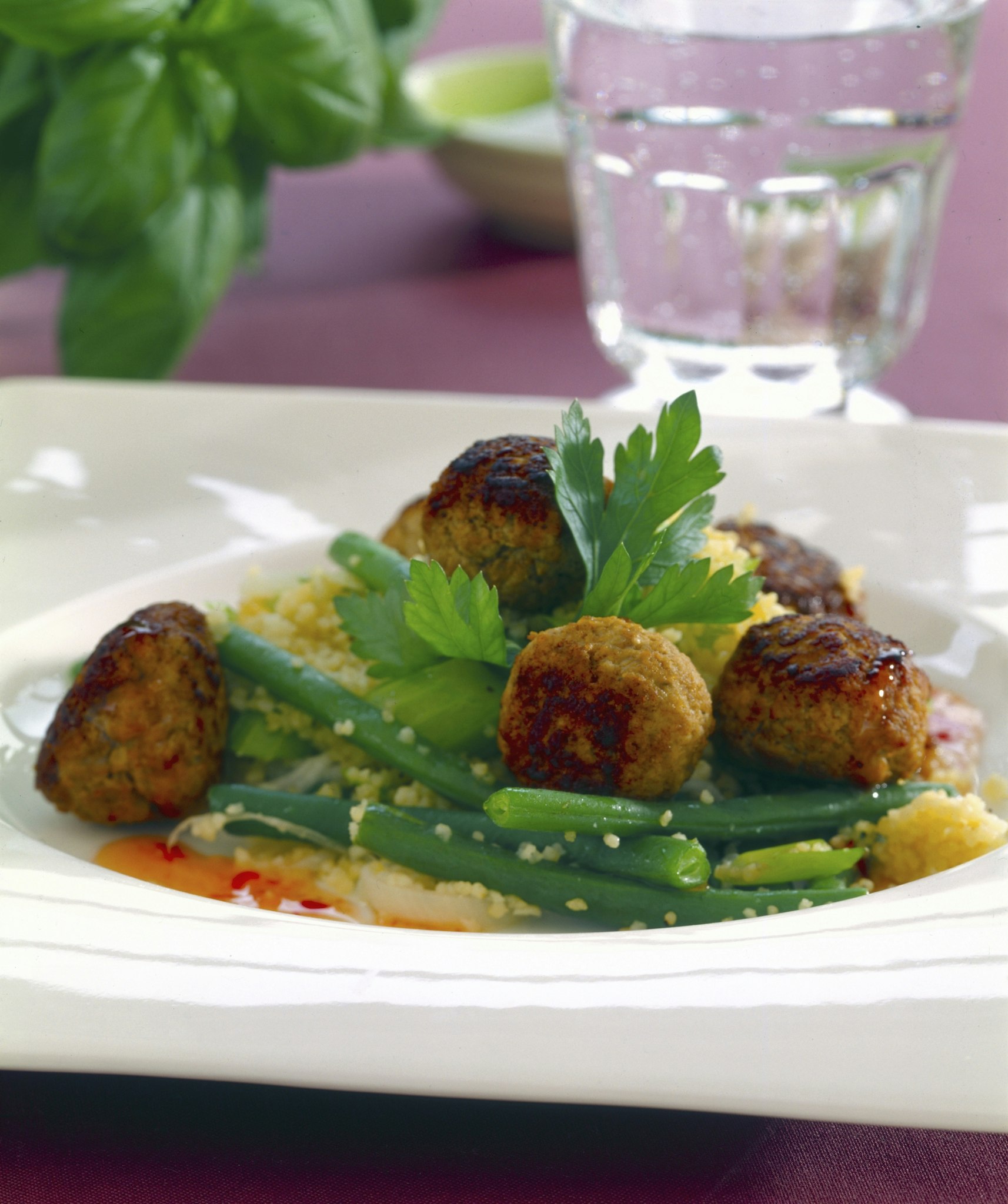 Lyxiga köttbullar med couscous