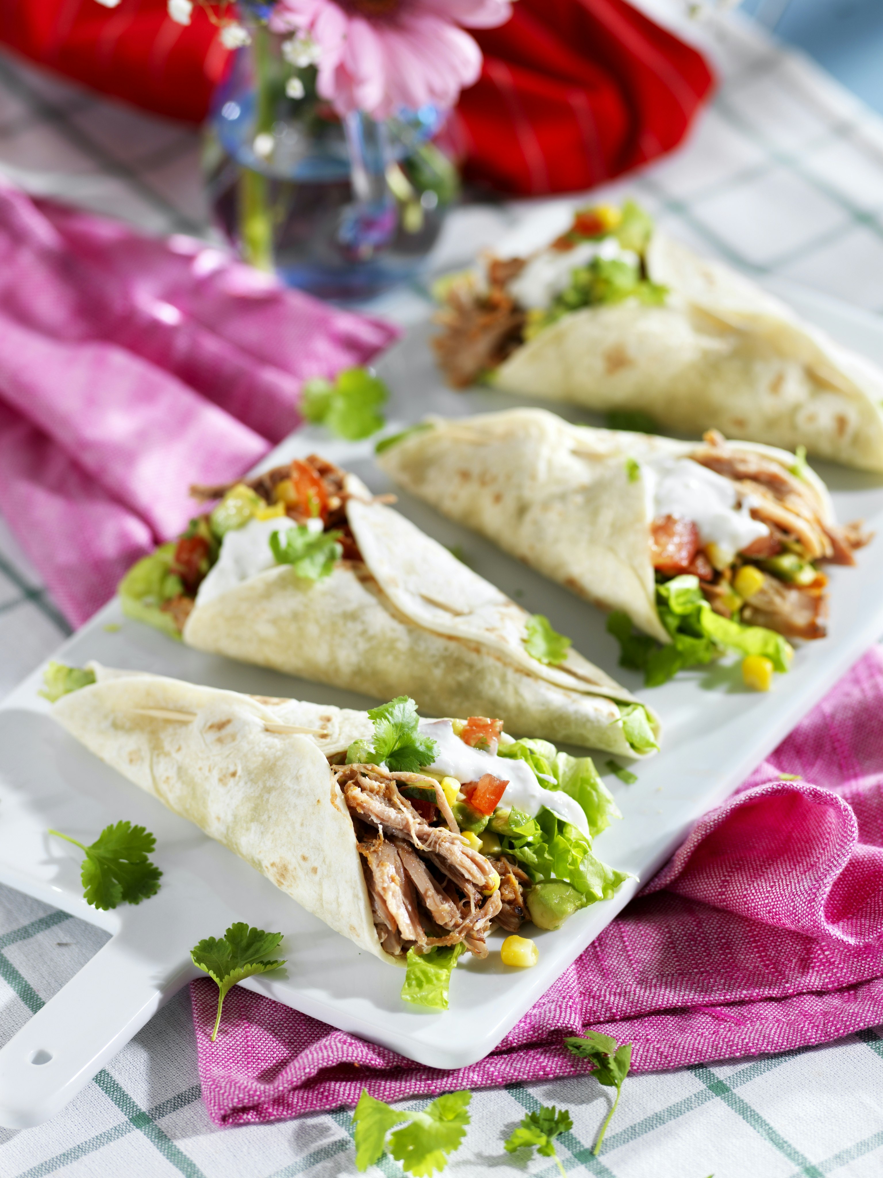 Lyxtacos med avokadosalsa