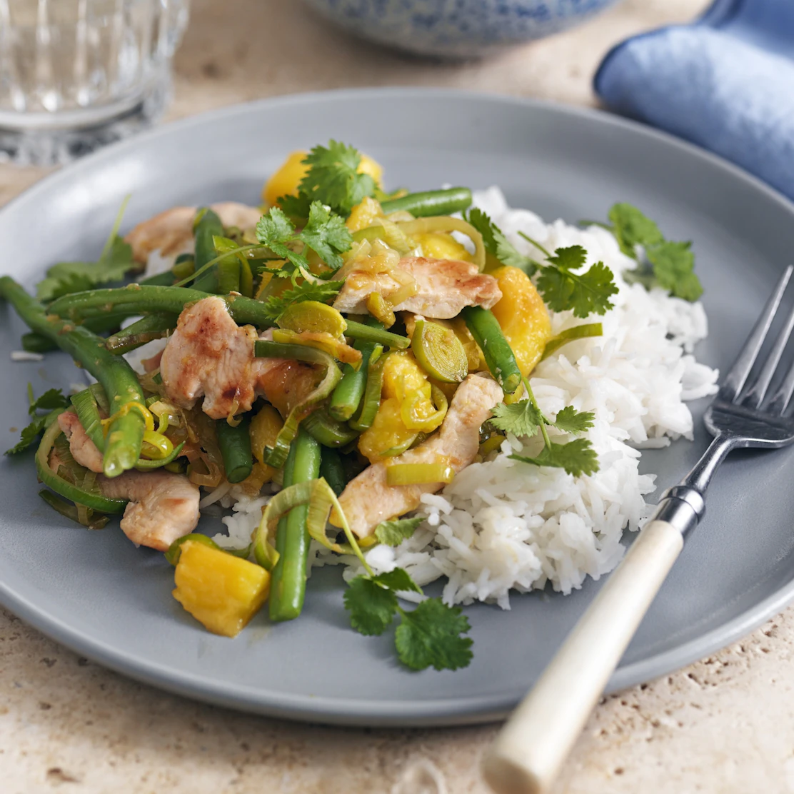 Kycklinggryta med ingefära och apelsin