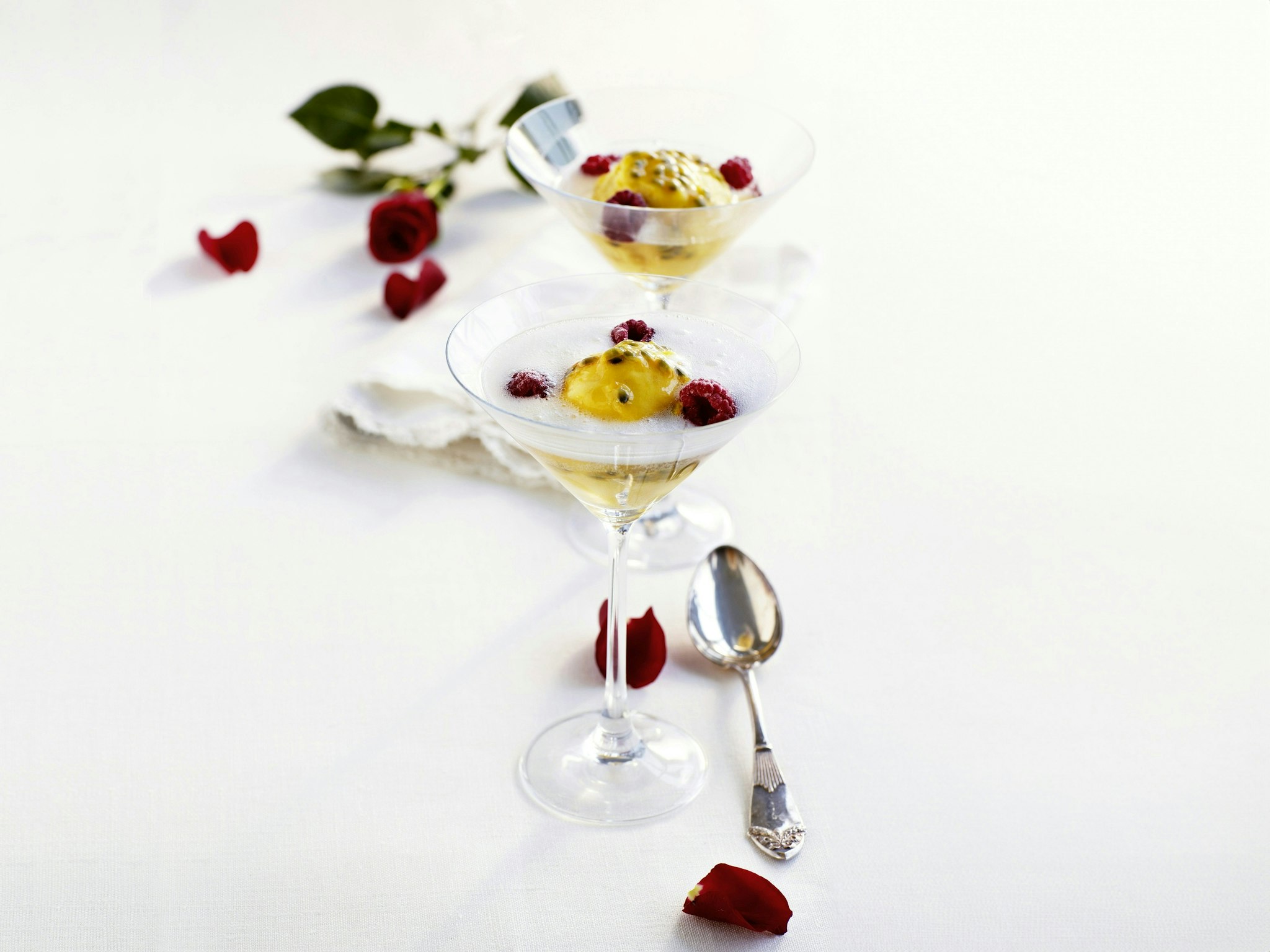 Sorbet med mousserande