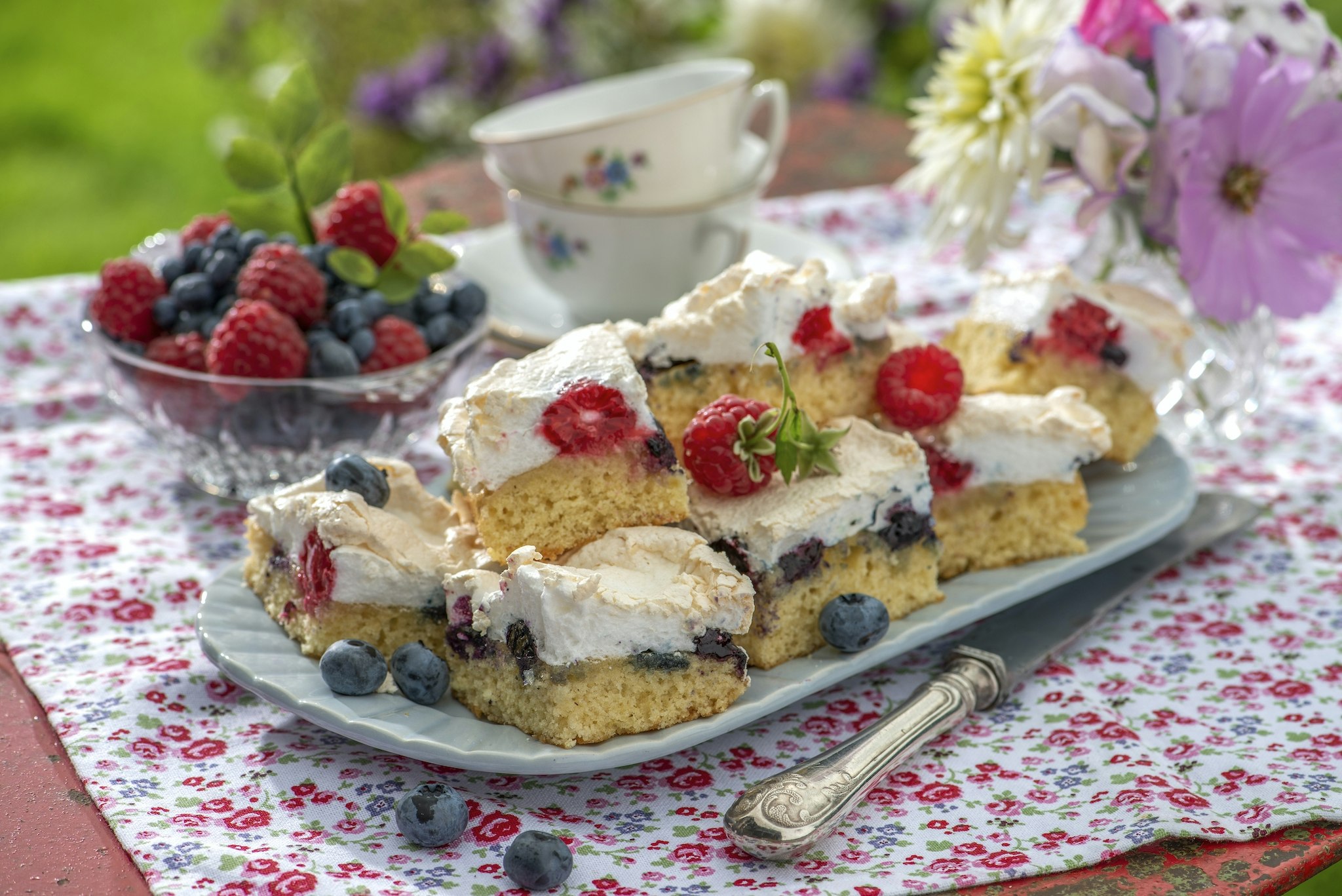 Marängrutor med bär