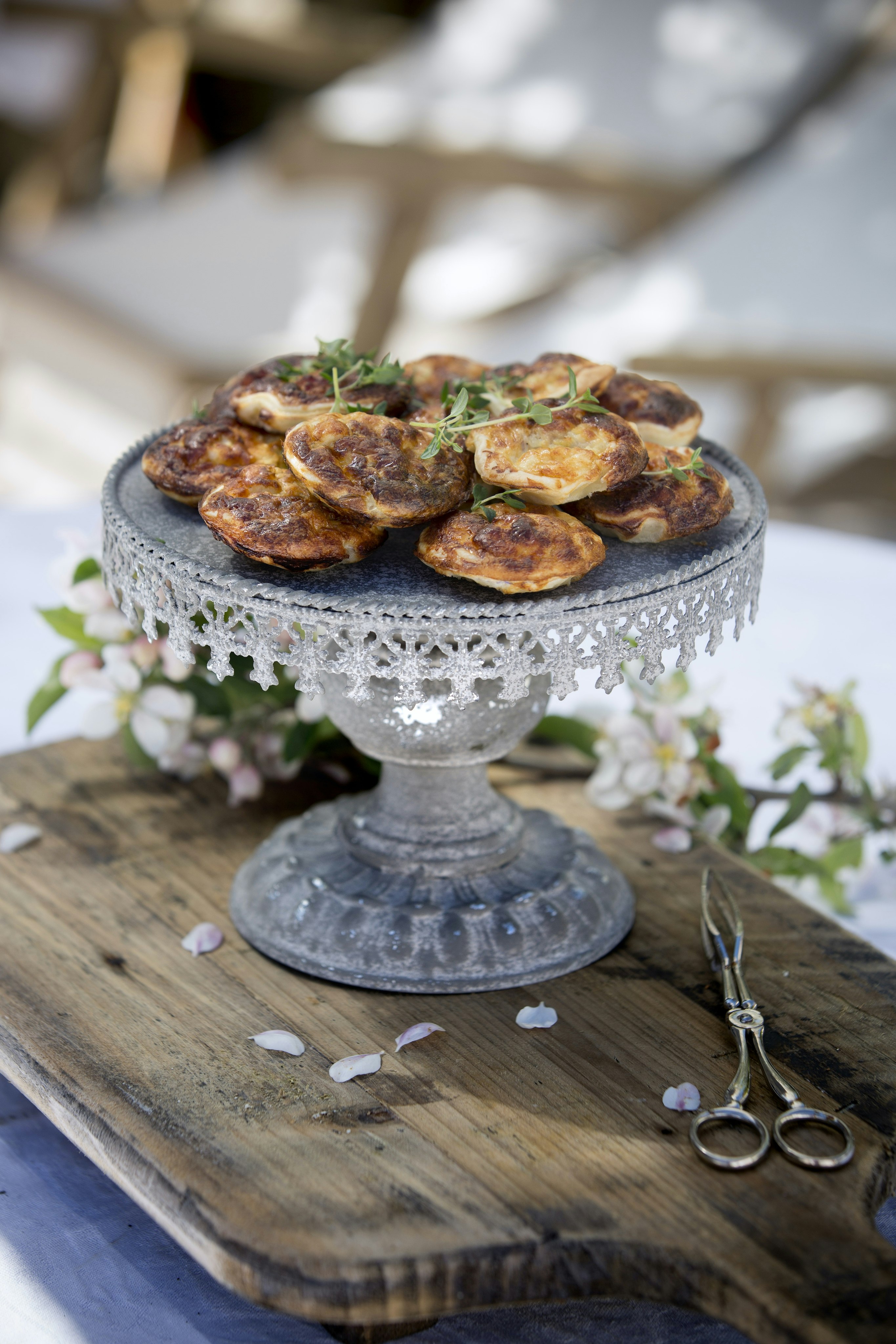 Minipajer med pancetta