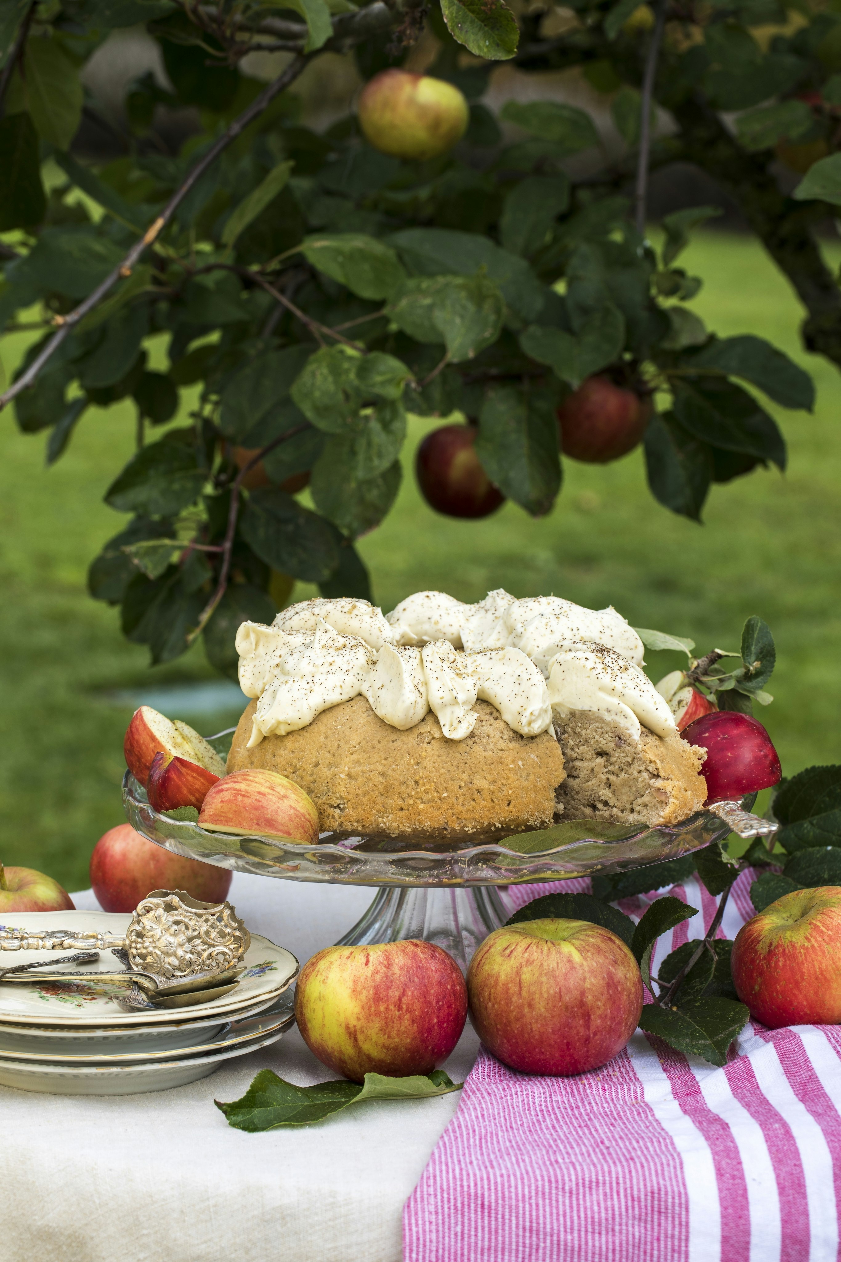 Mjuk äppelkaka med kanel