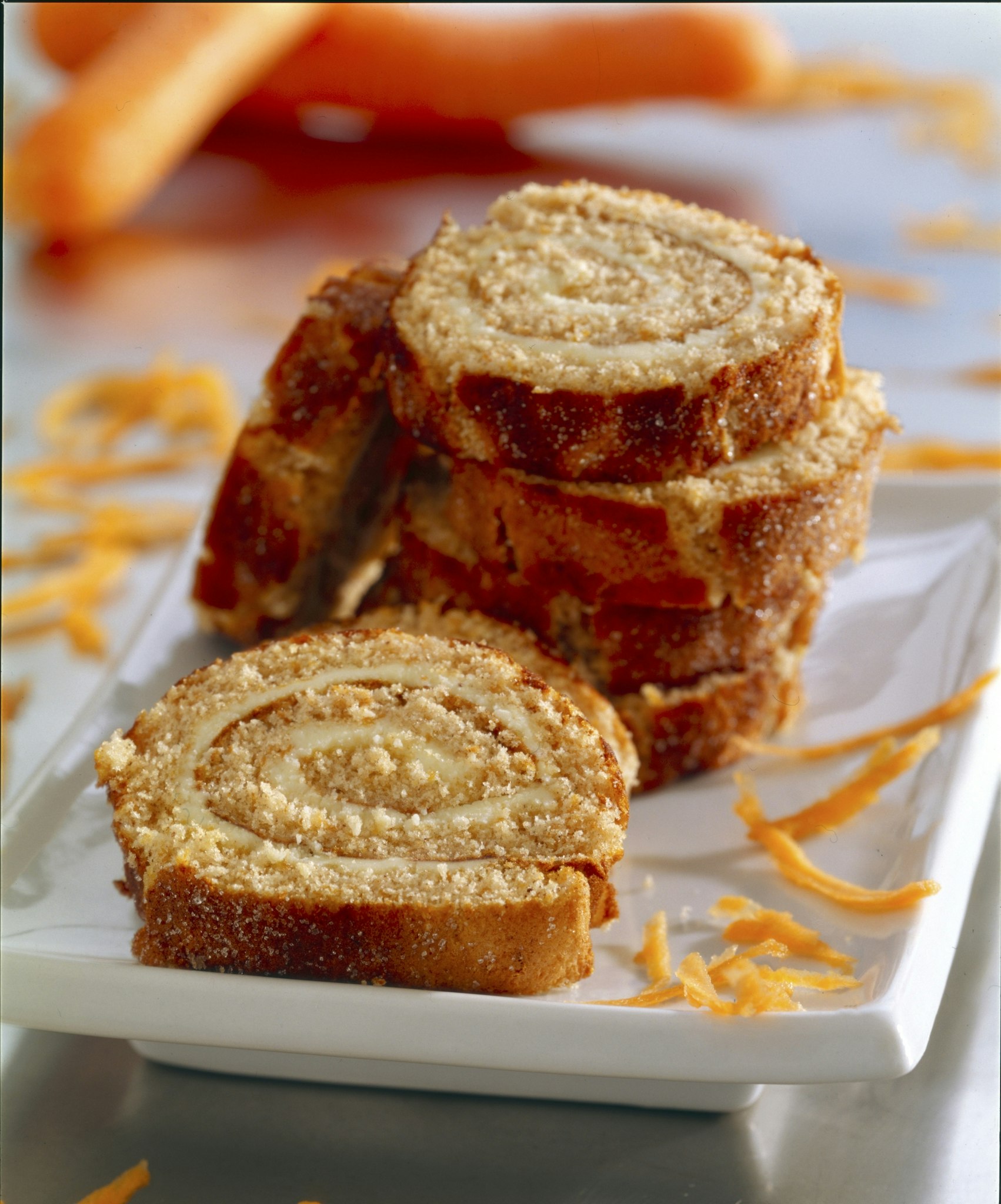 Morotsrulle med färskostsfyllning