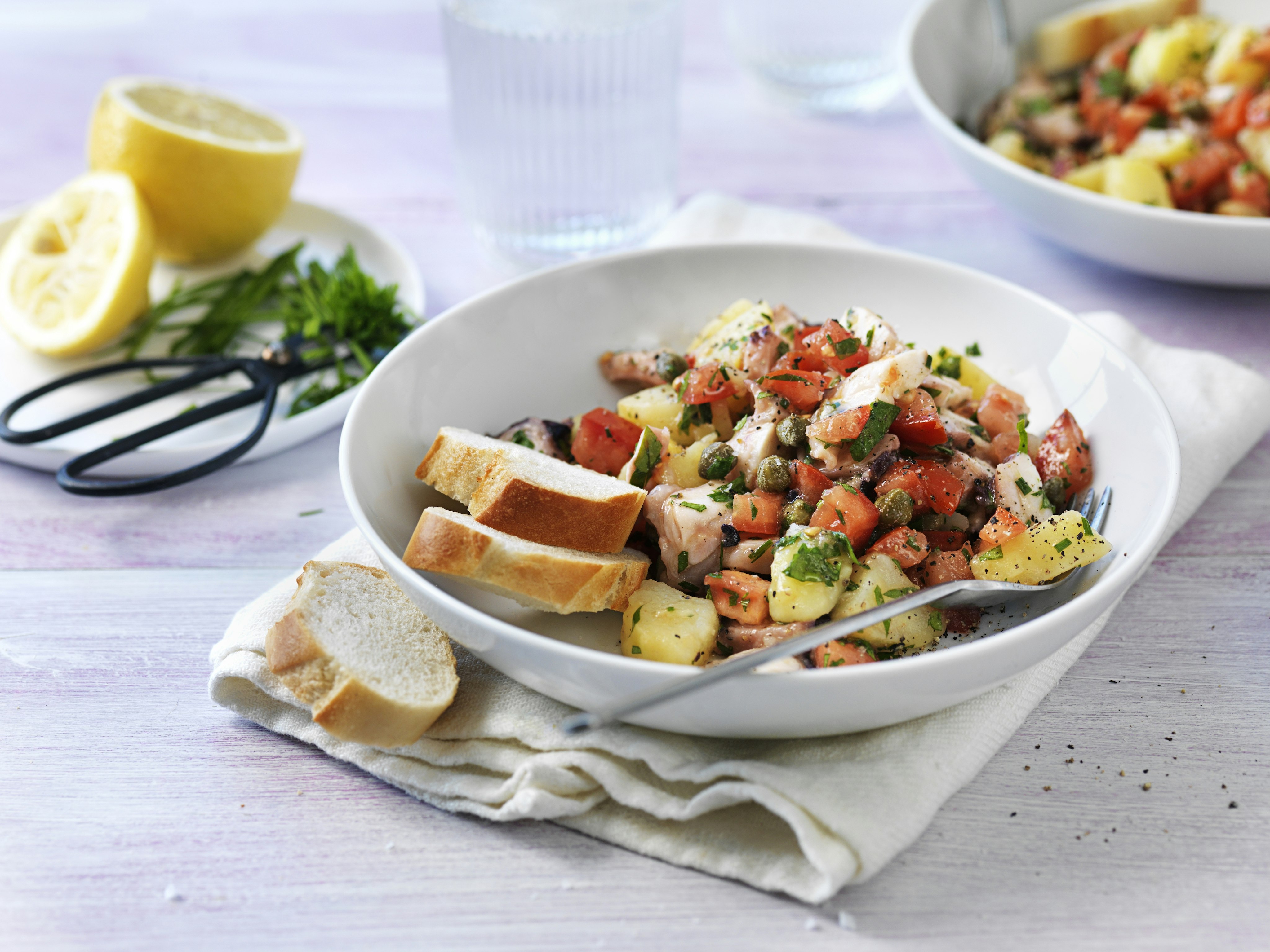 Örtkryddad potatissallad