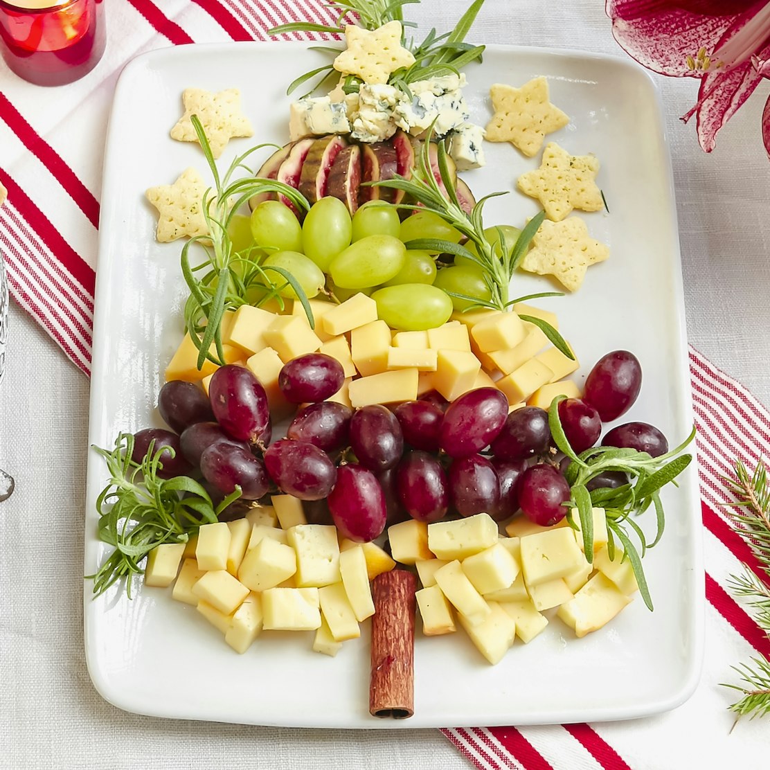 Ostbricka som en julgran