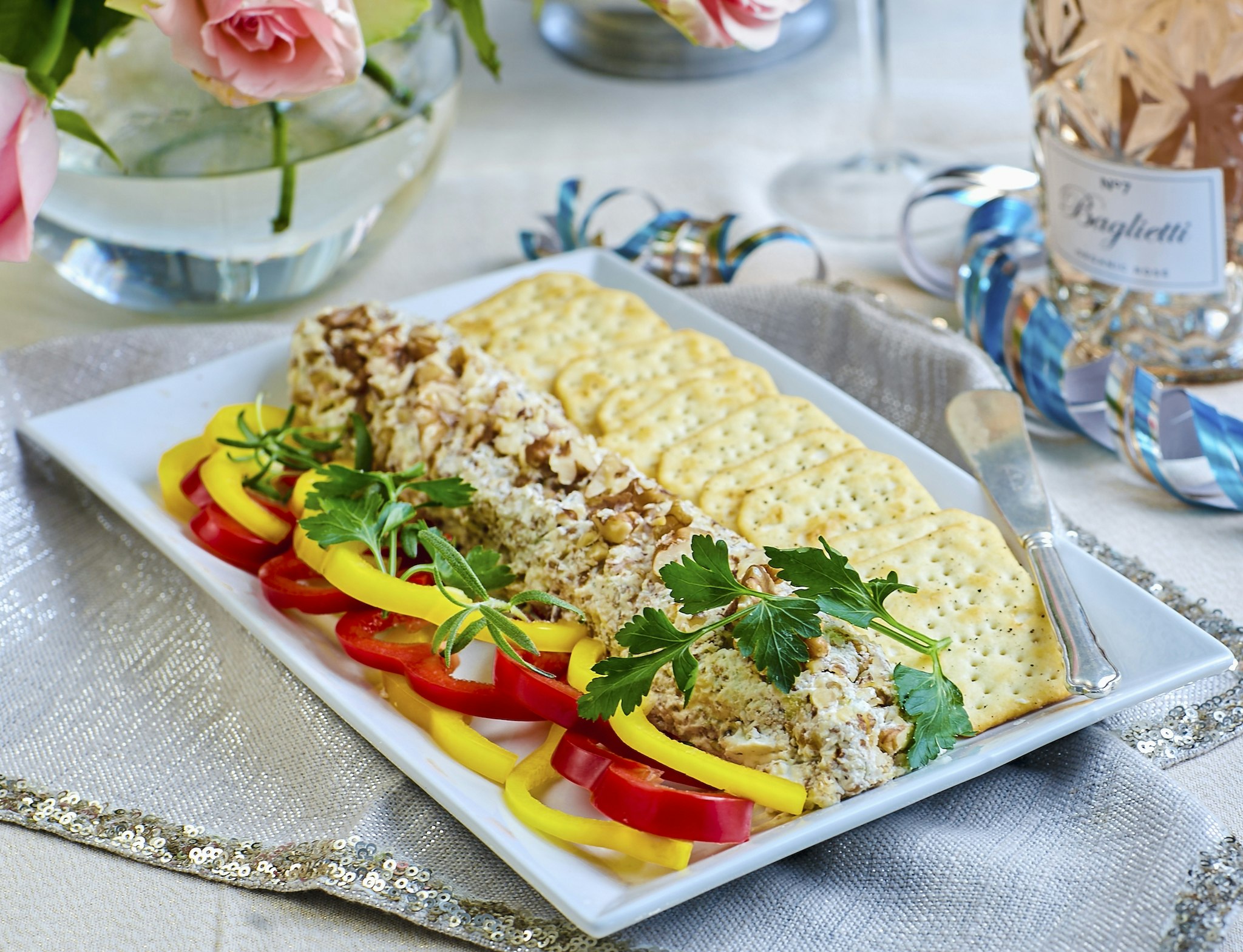 Ostrulle med jalapeños och valnötter