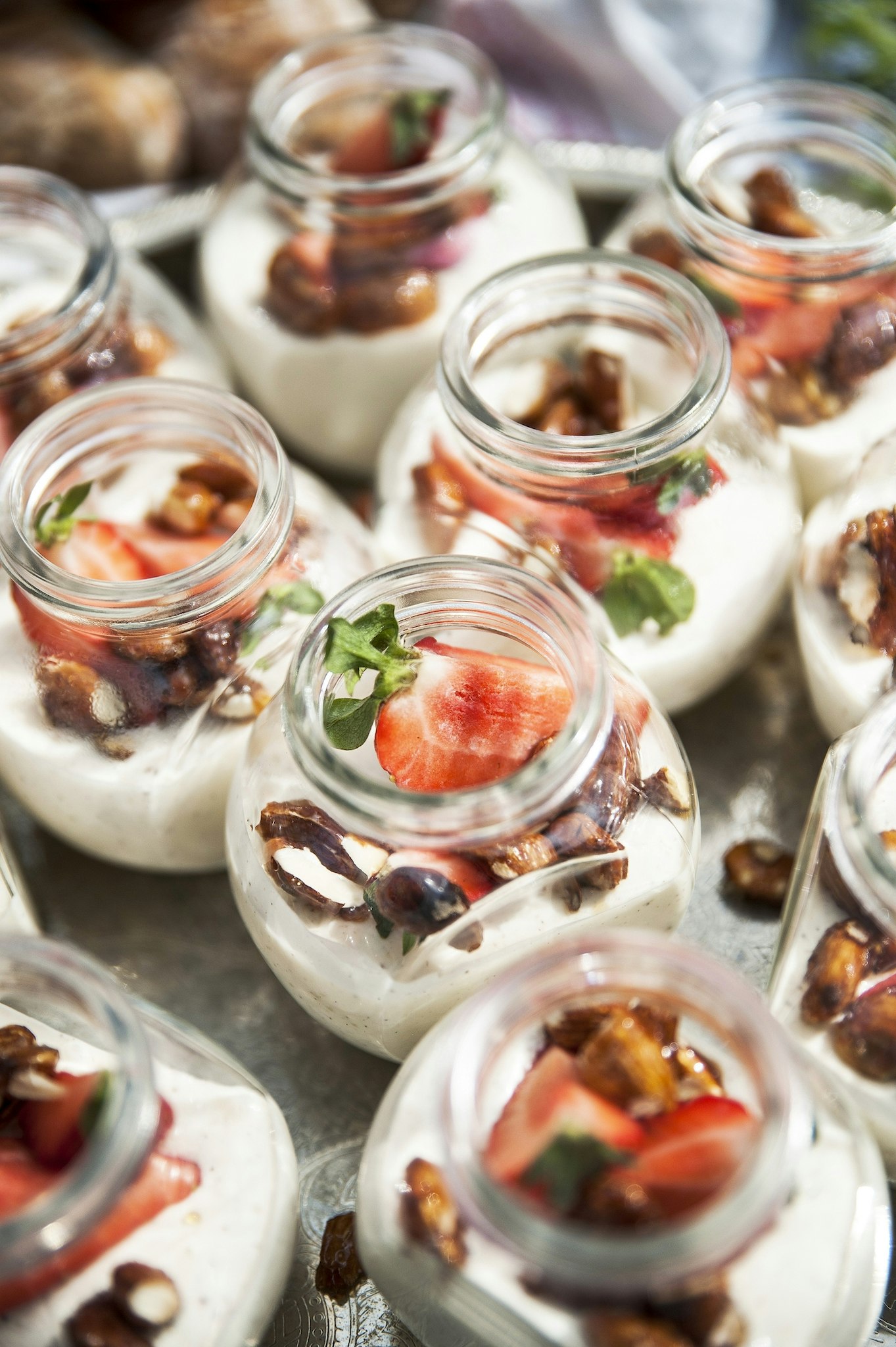 Pannacotta med kanderade mandlar