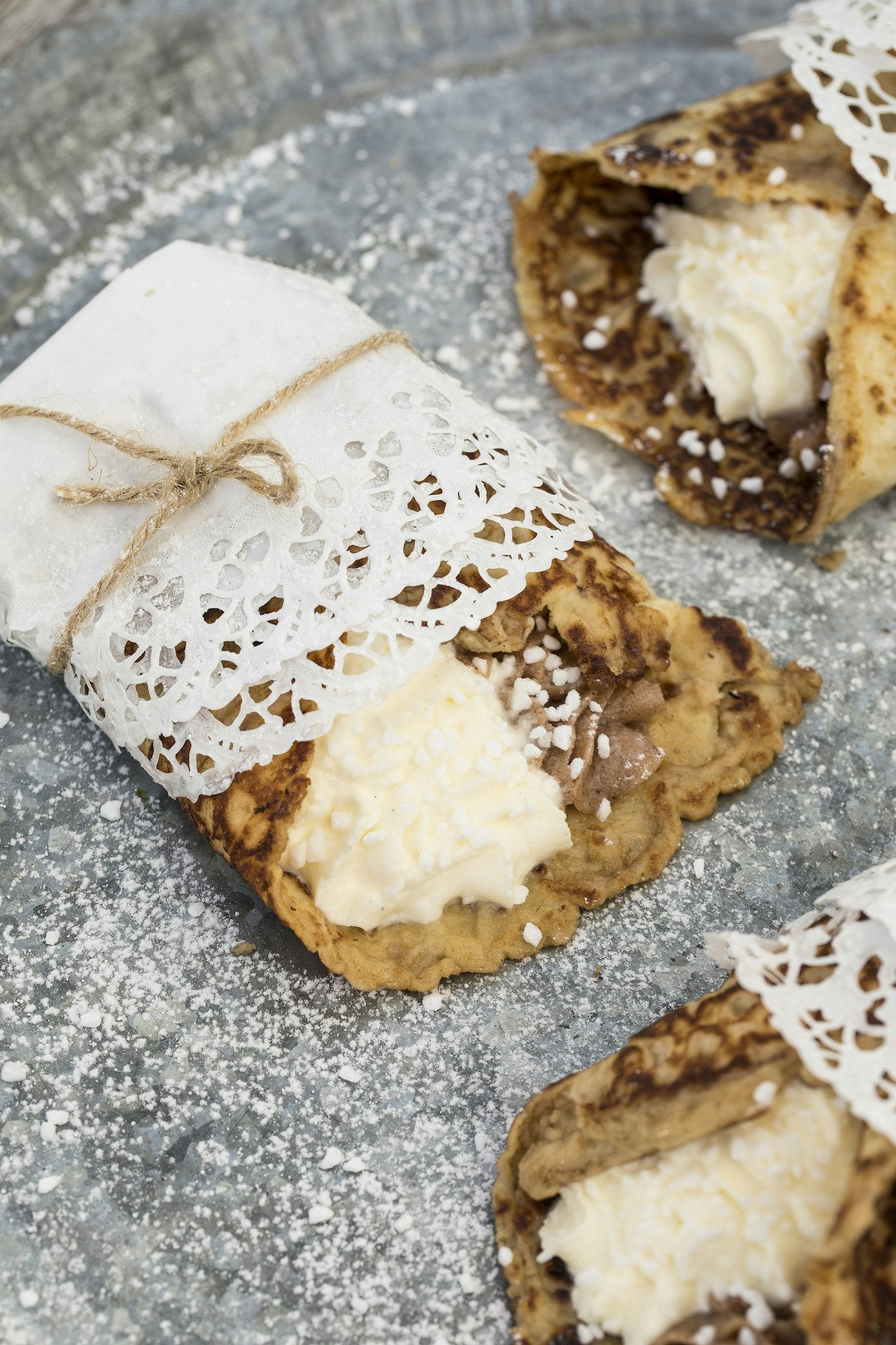 Pannkakswrap med kanelbullefyllning