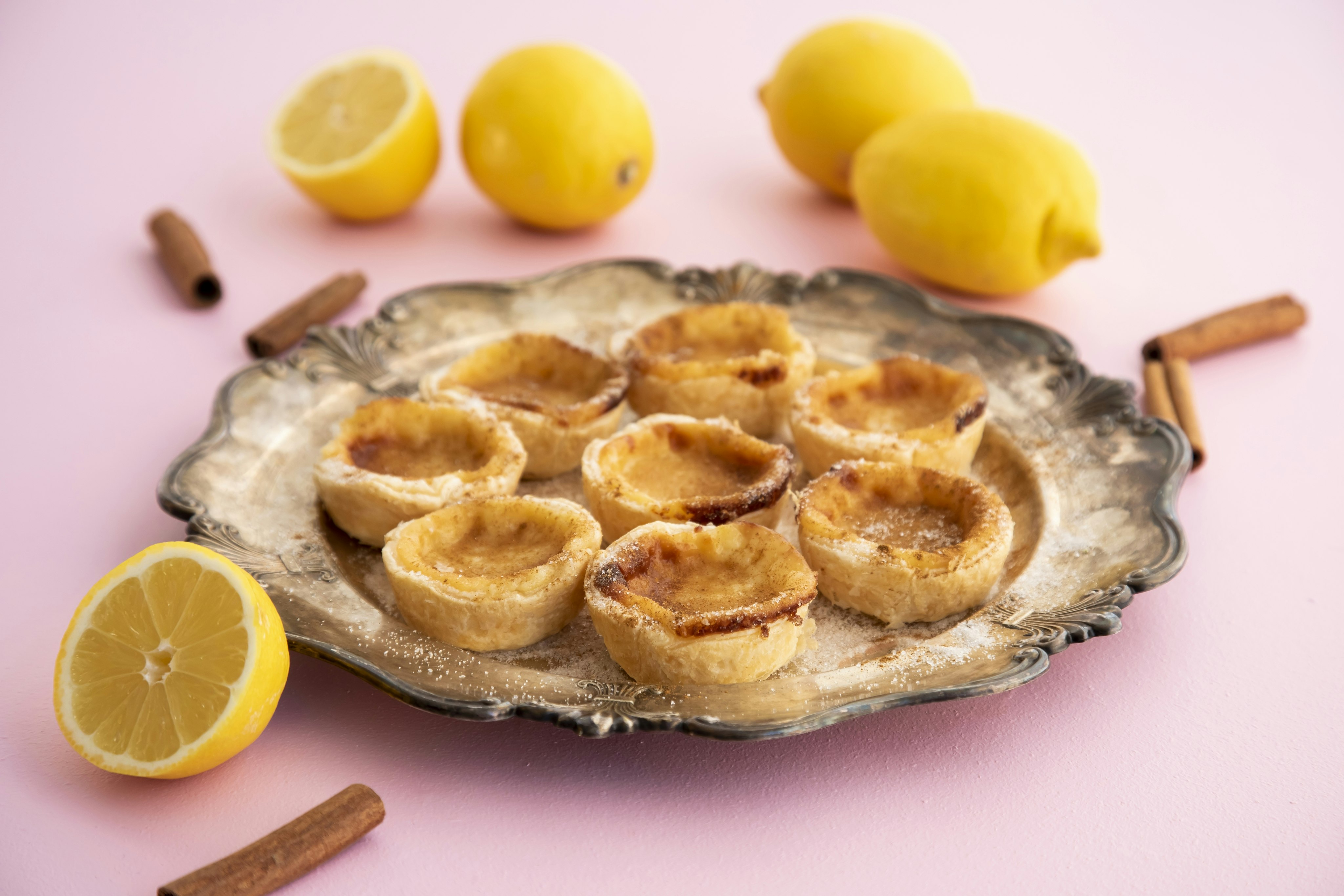 Pasteis de Nata fylld smördegspaj från Portugal