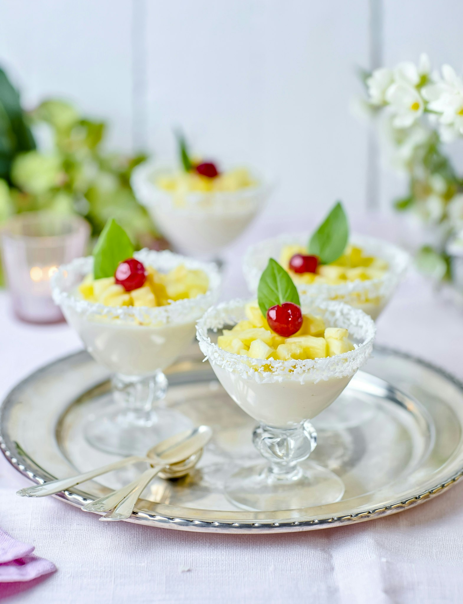 Piña Colada-pannacotta