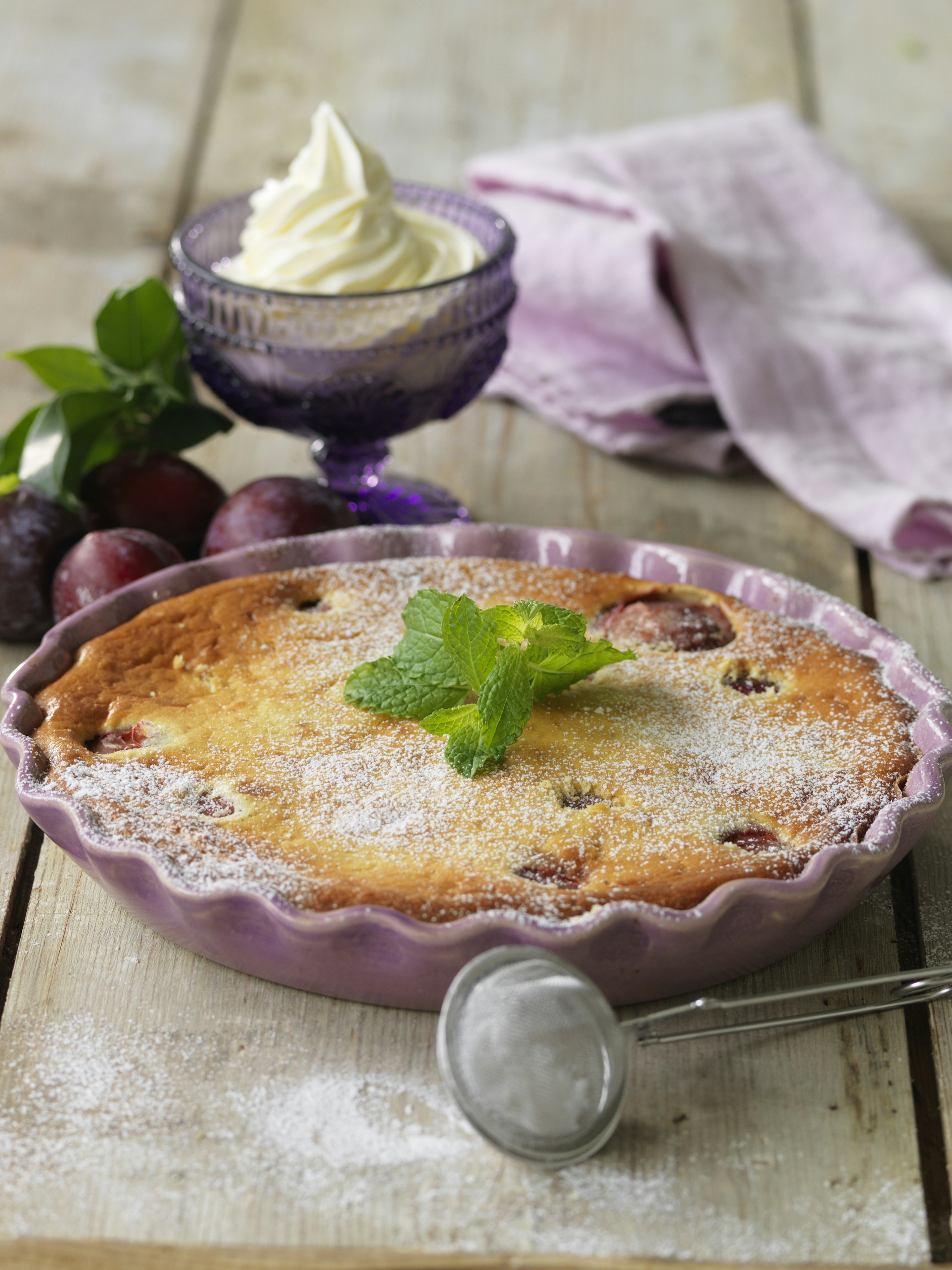 Plommonkaka clafouti