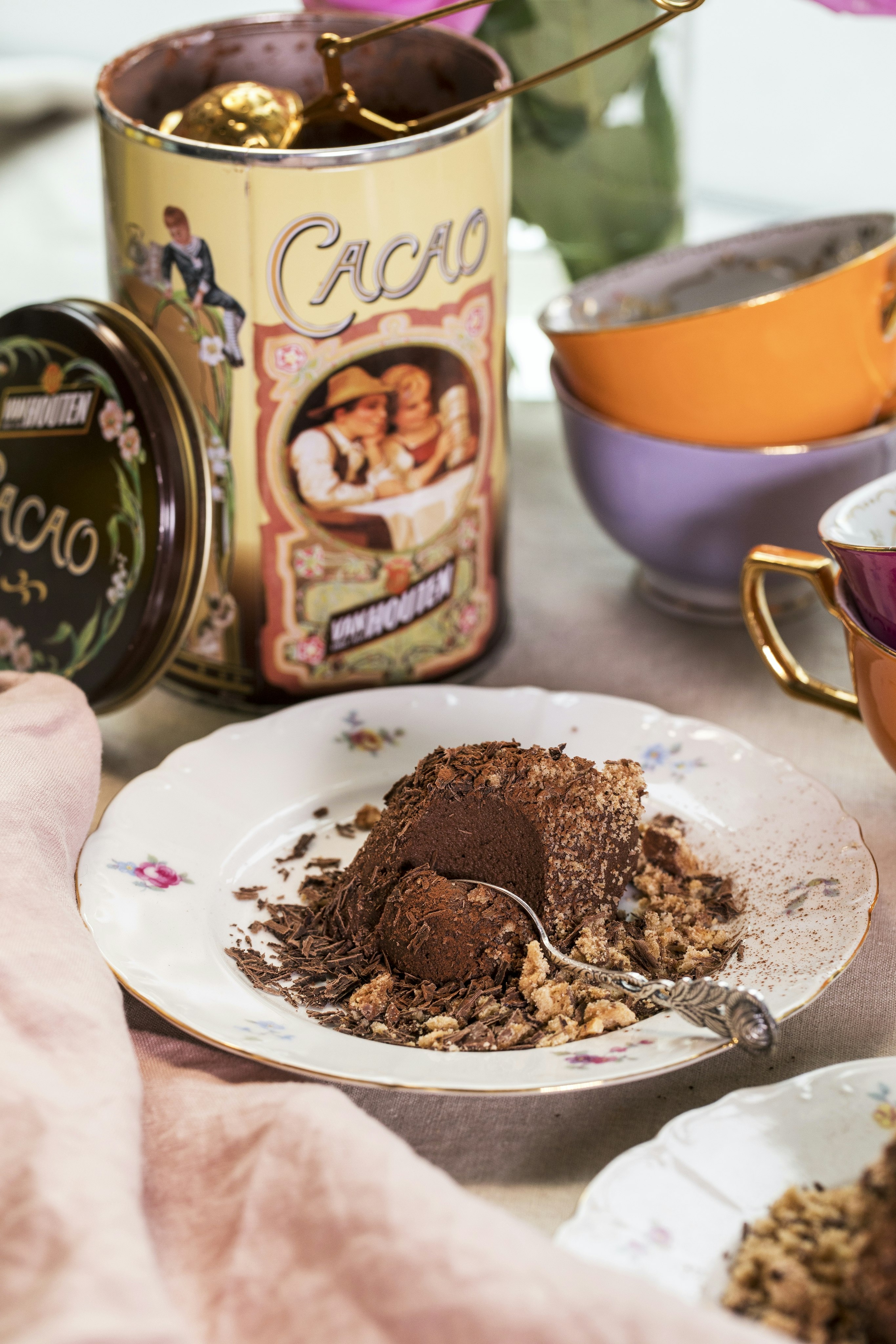 Pollyfluff med kaksmulor och choklad