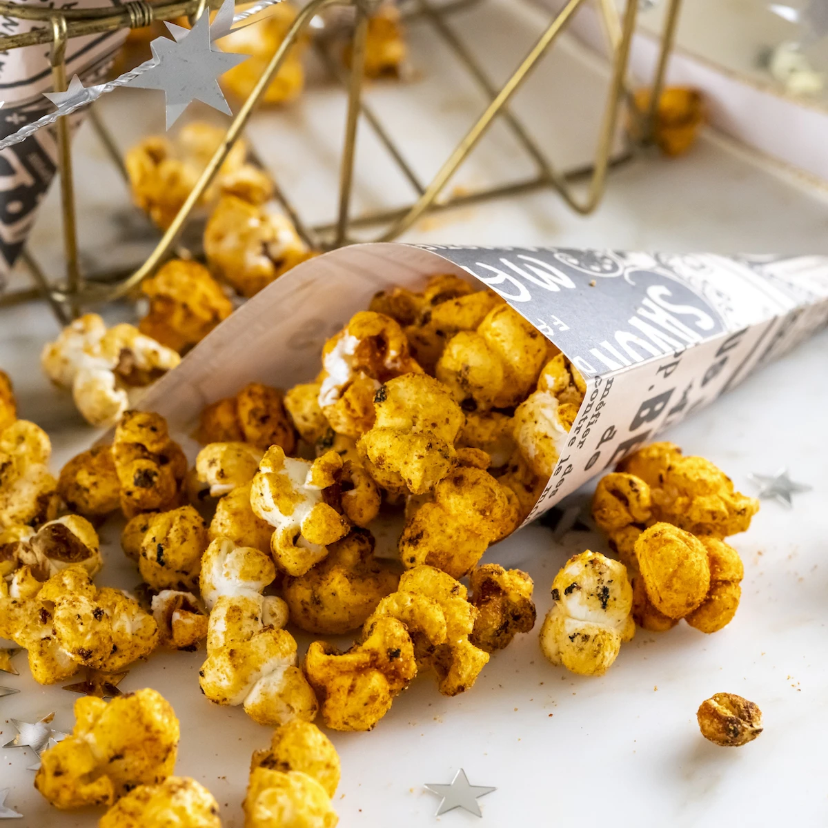 Popcorn Rasa Bbq Popcorn med smak av bbq och parmesan