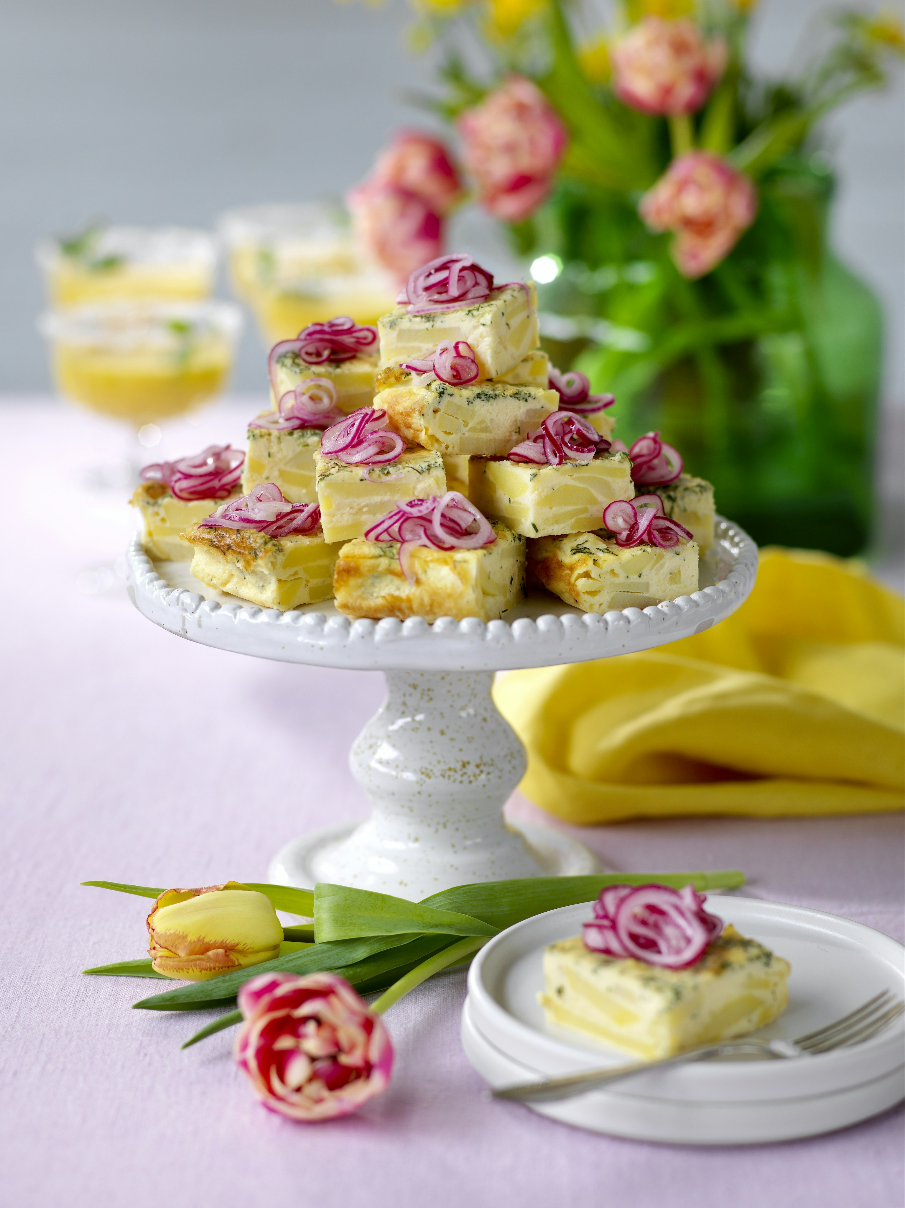 Potatisfrittata med västerbottensost