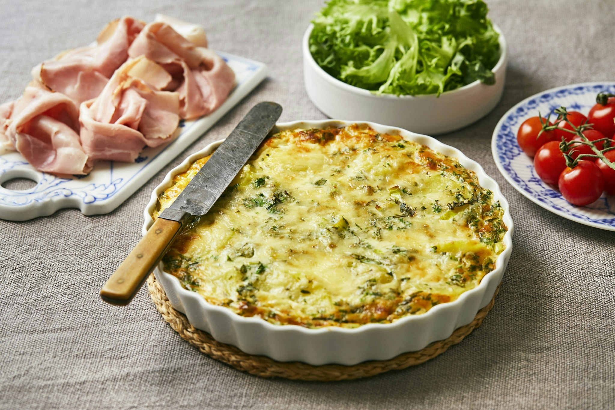 Potatiskaka med örter