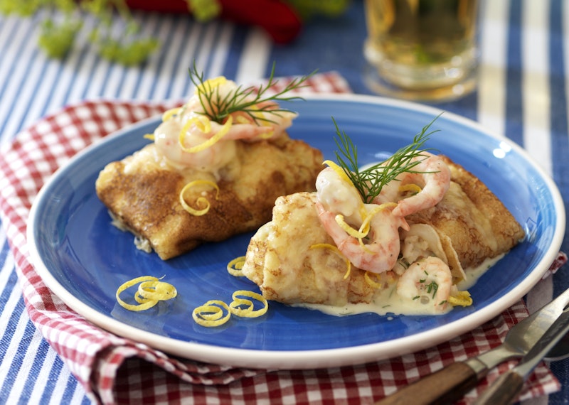 Prins Bertils Crepes Med Rakor Och Hollandaise Prins Bertils Crepes Med Rakor Och Hollandaise