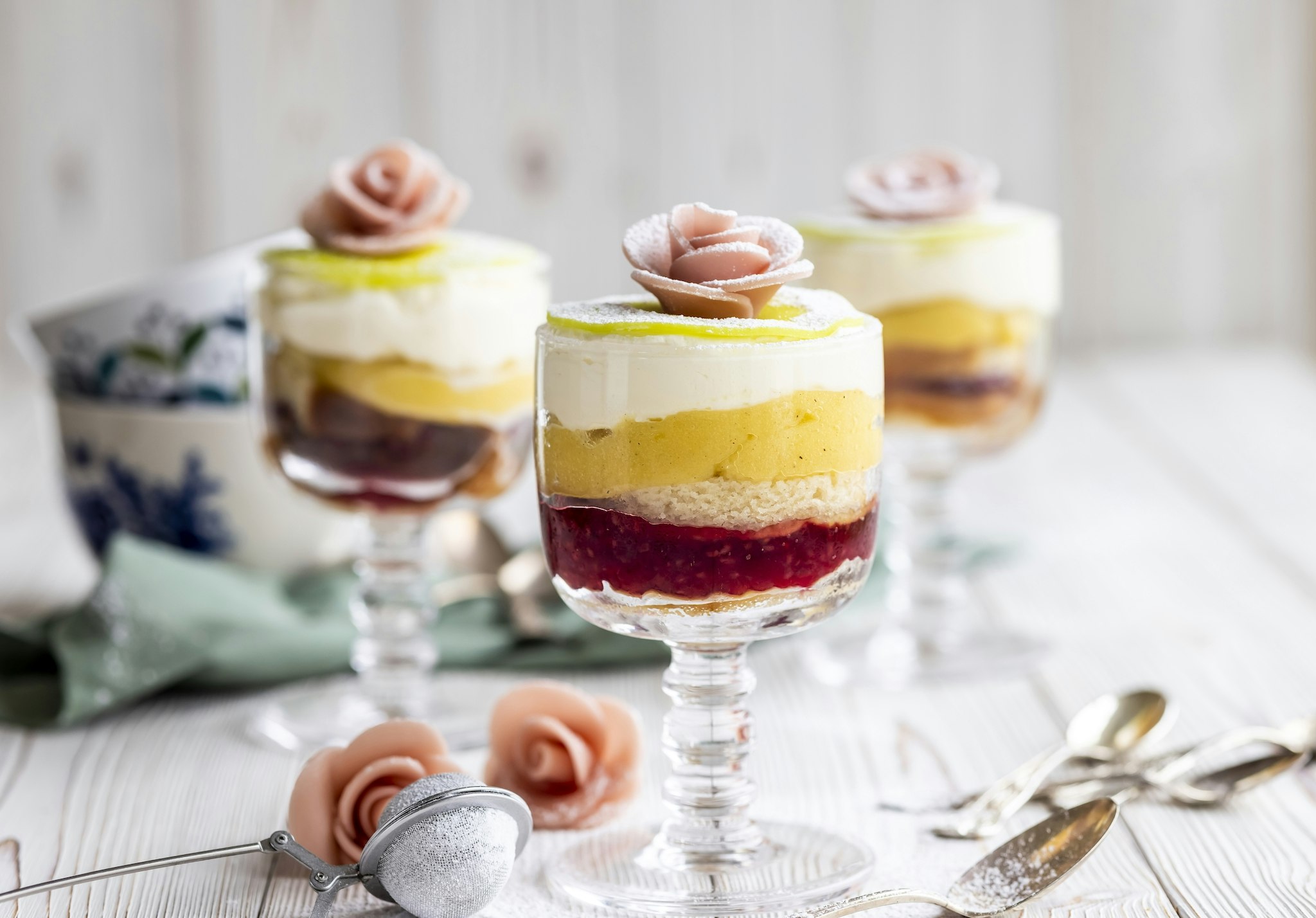 Prinsesstårta i glas