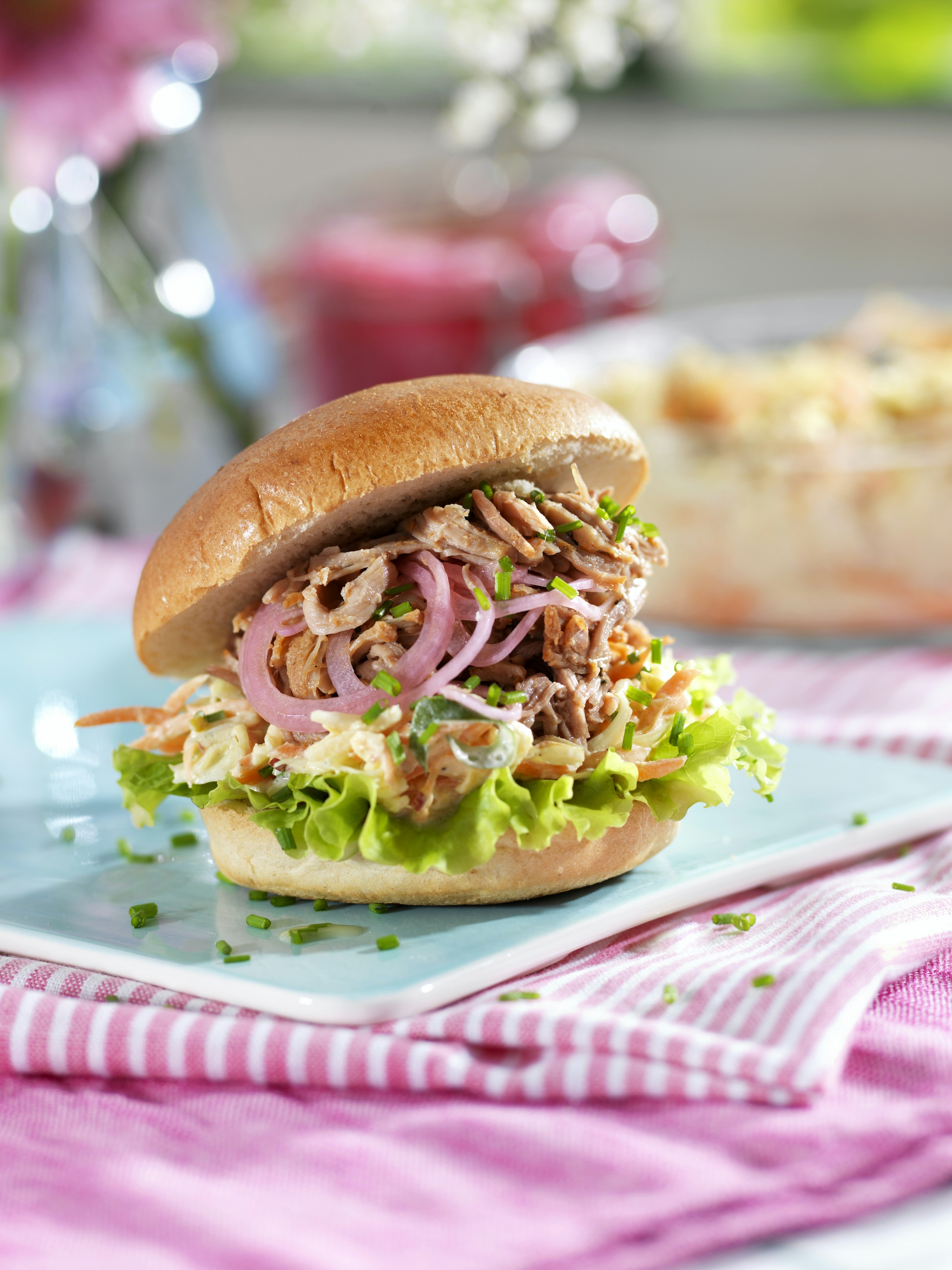 Pulled Pork-burgare Med Coleslaw