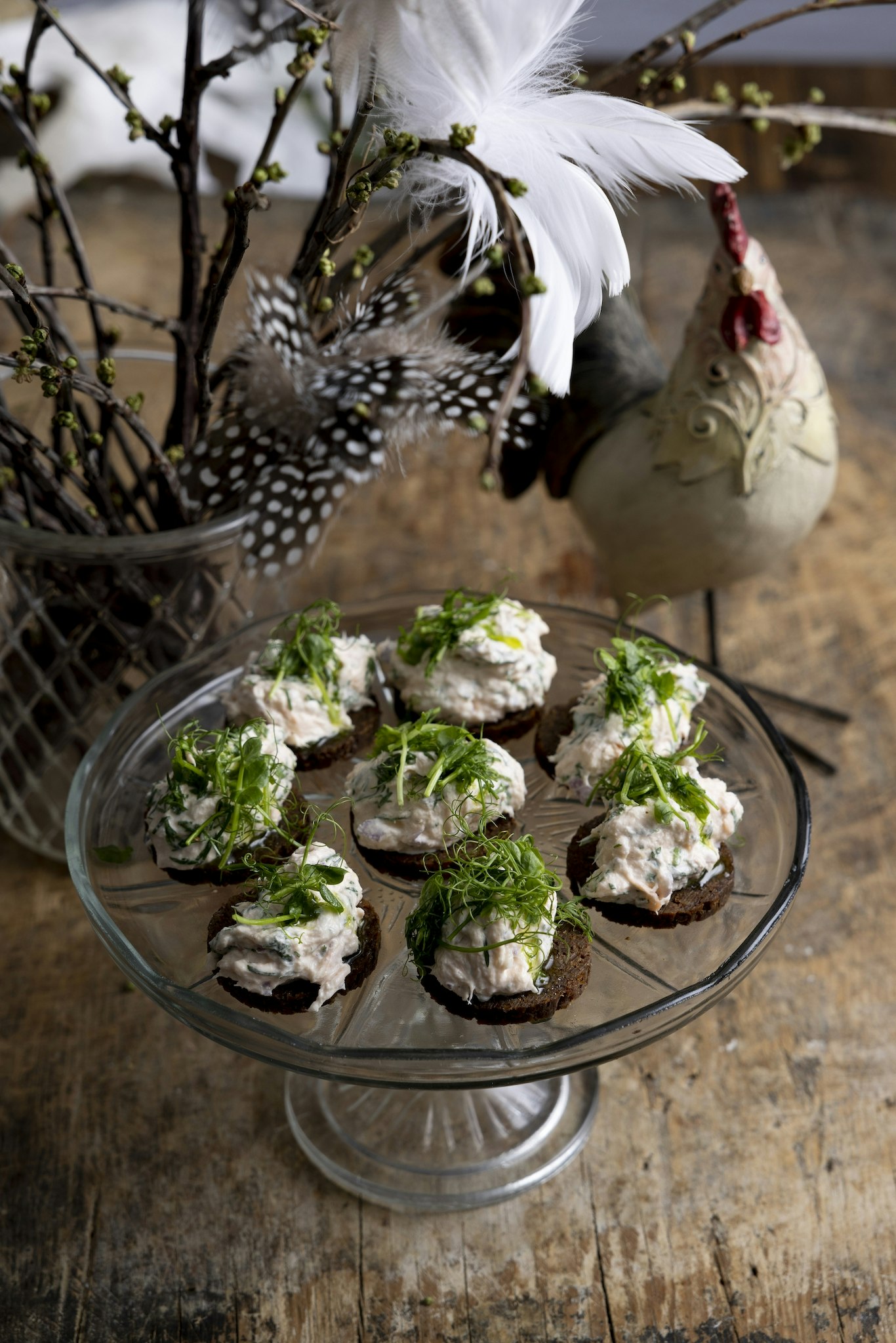 Pumpernickel med laxröra