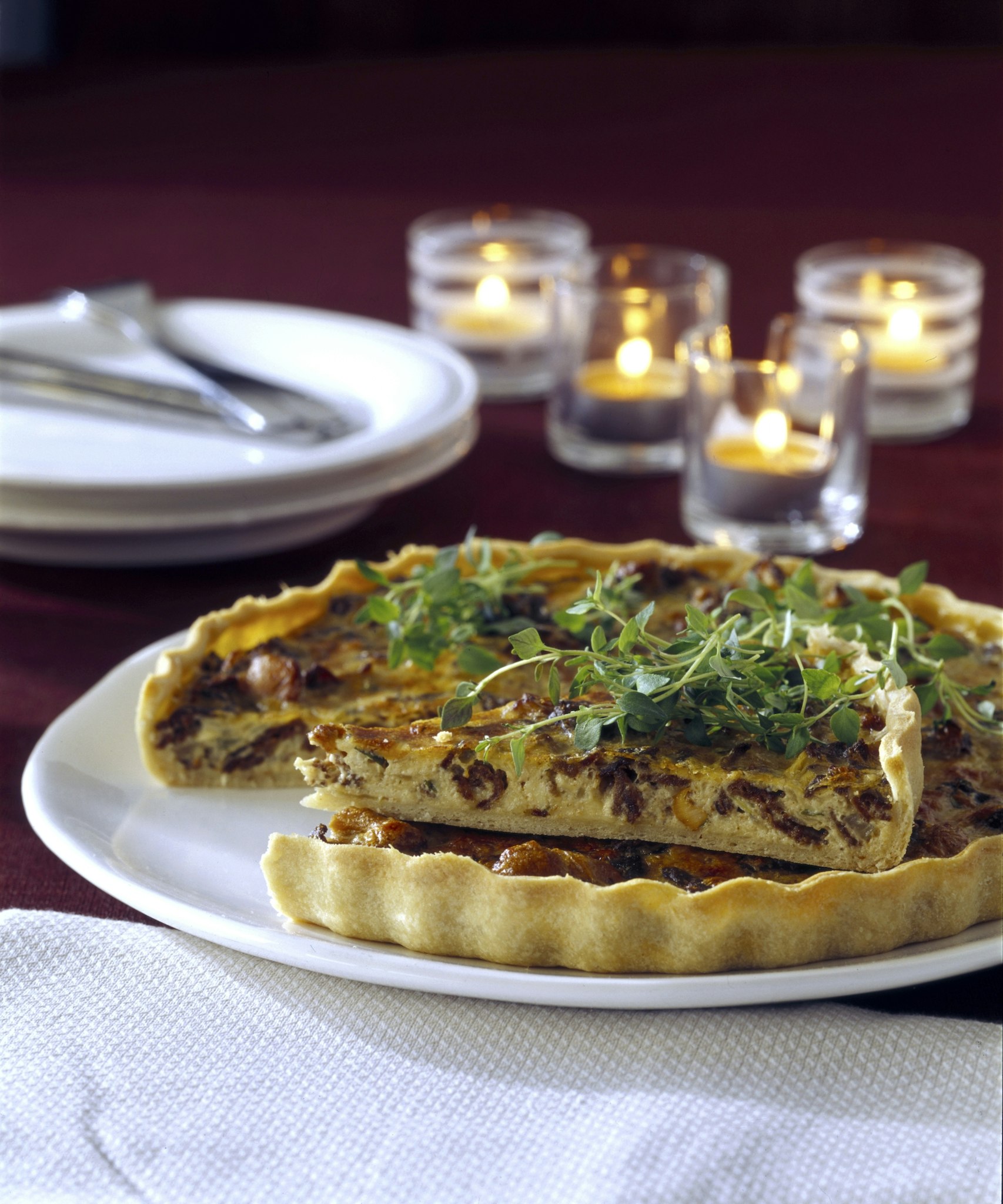 Renskavspaj med kantareller