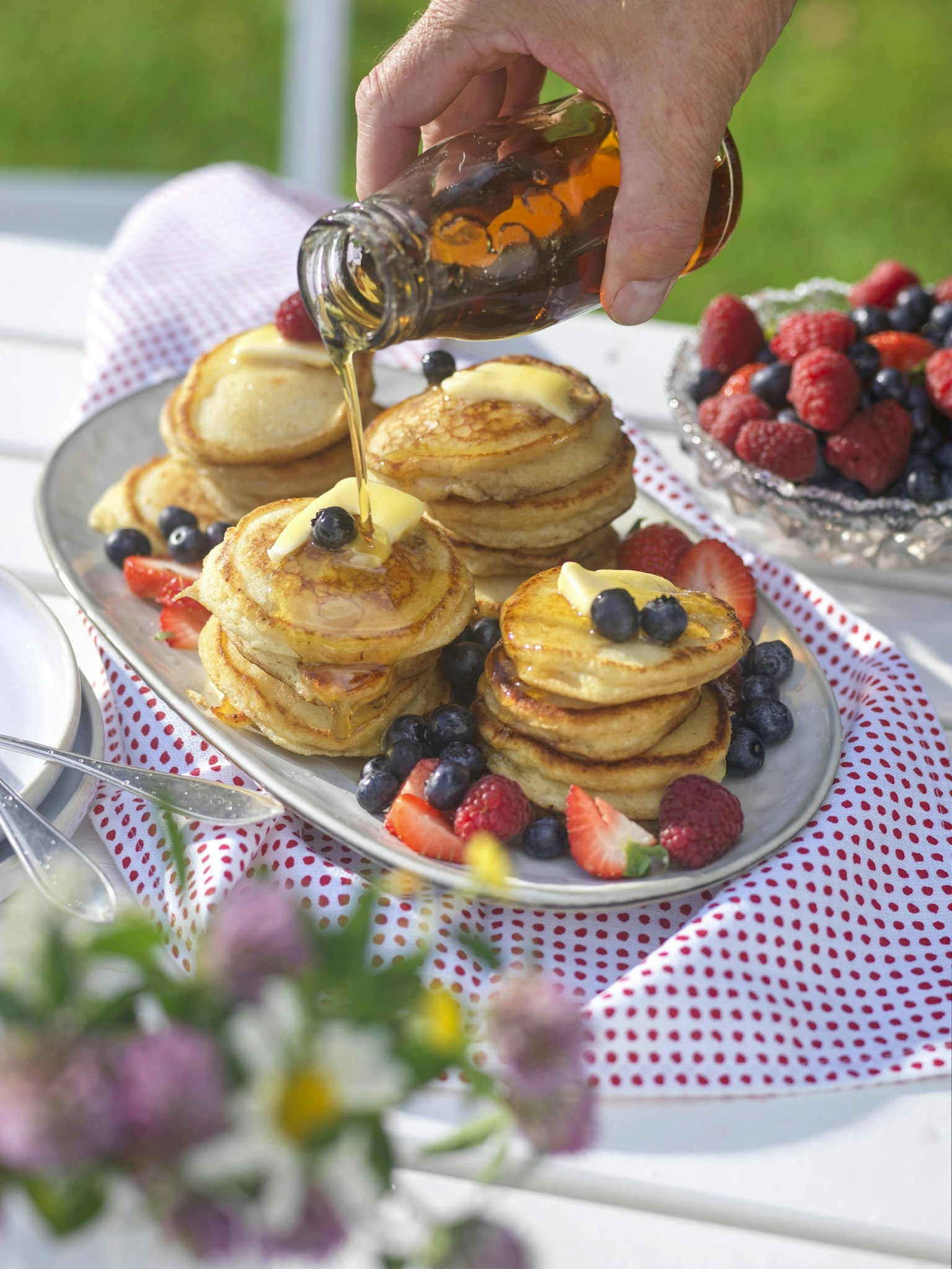 Ricottapannkakor med citron