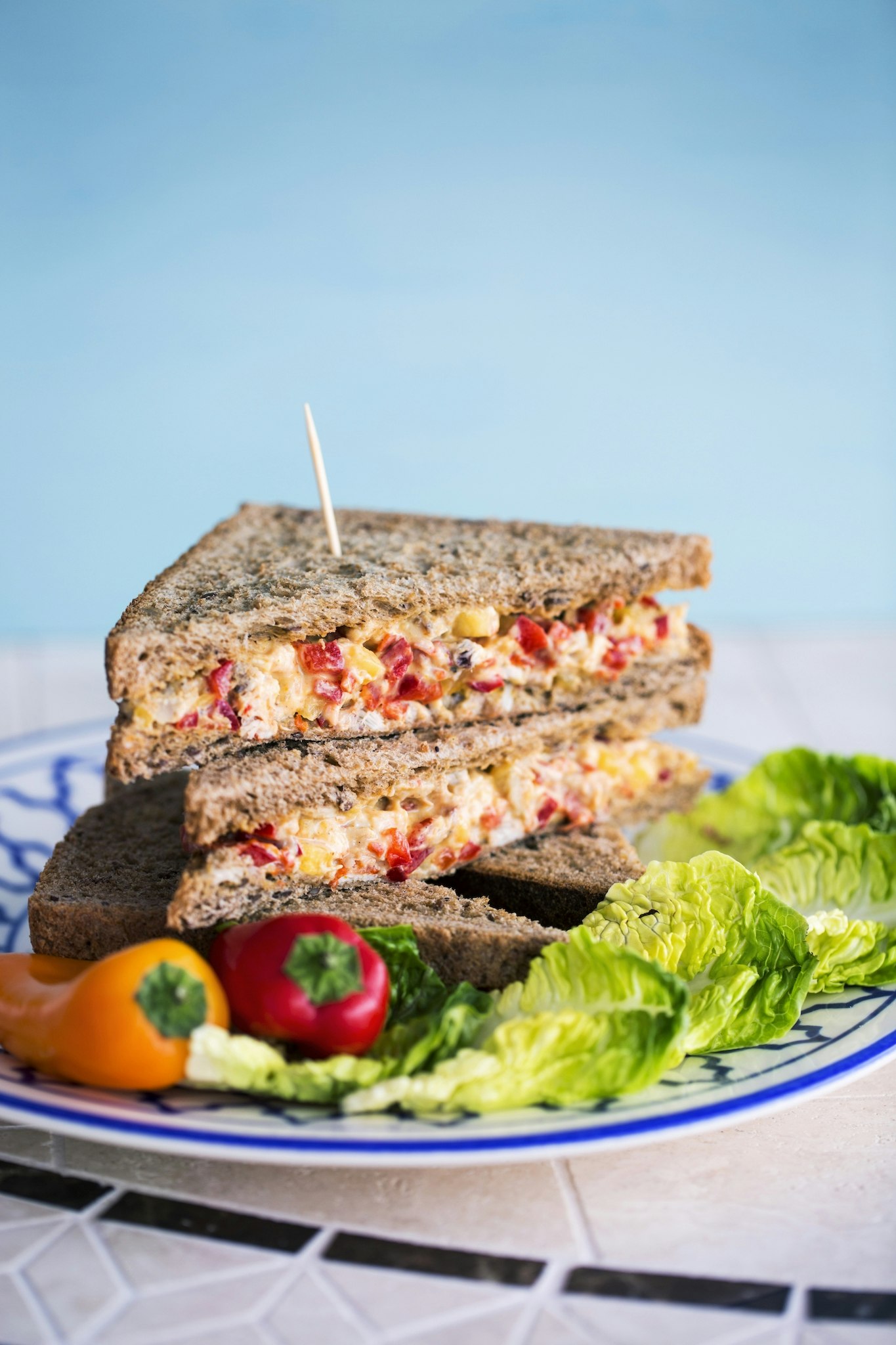 Sandwich med kycklingröra
