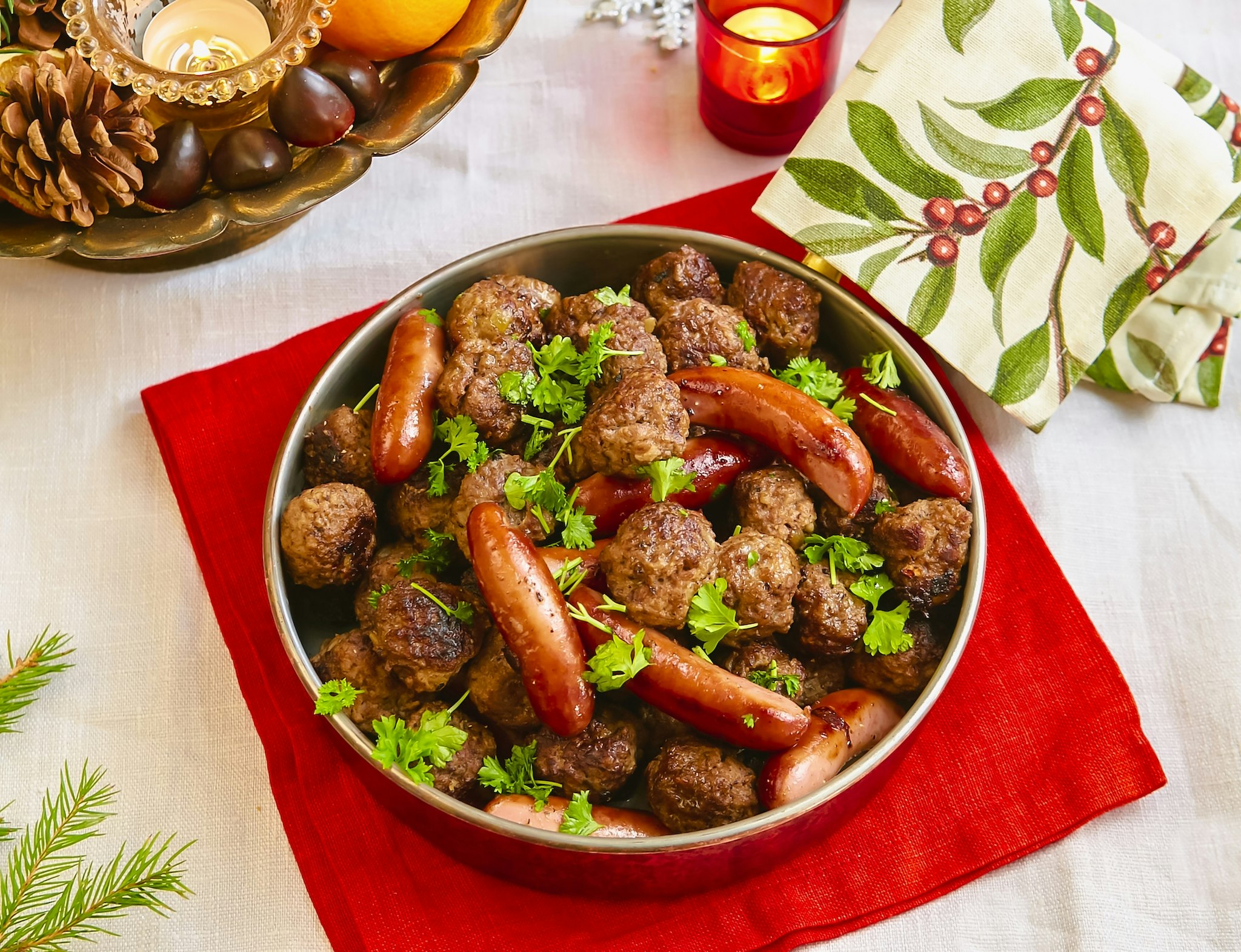 Senapsköttbullar med kryddpeppar