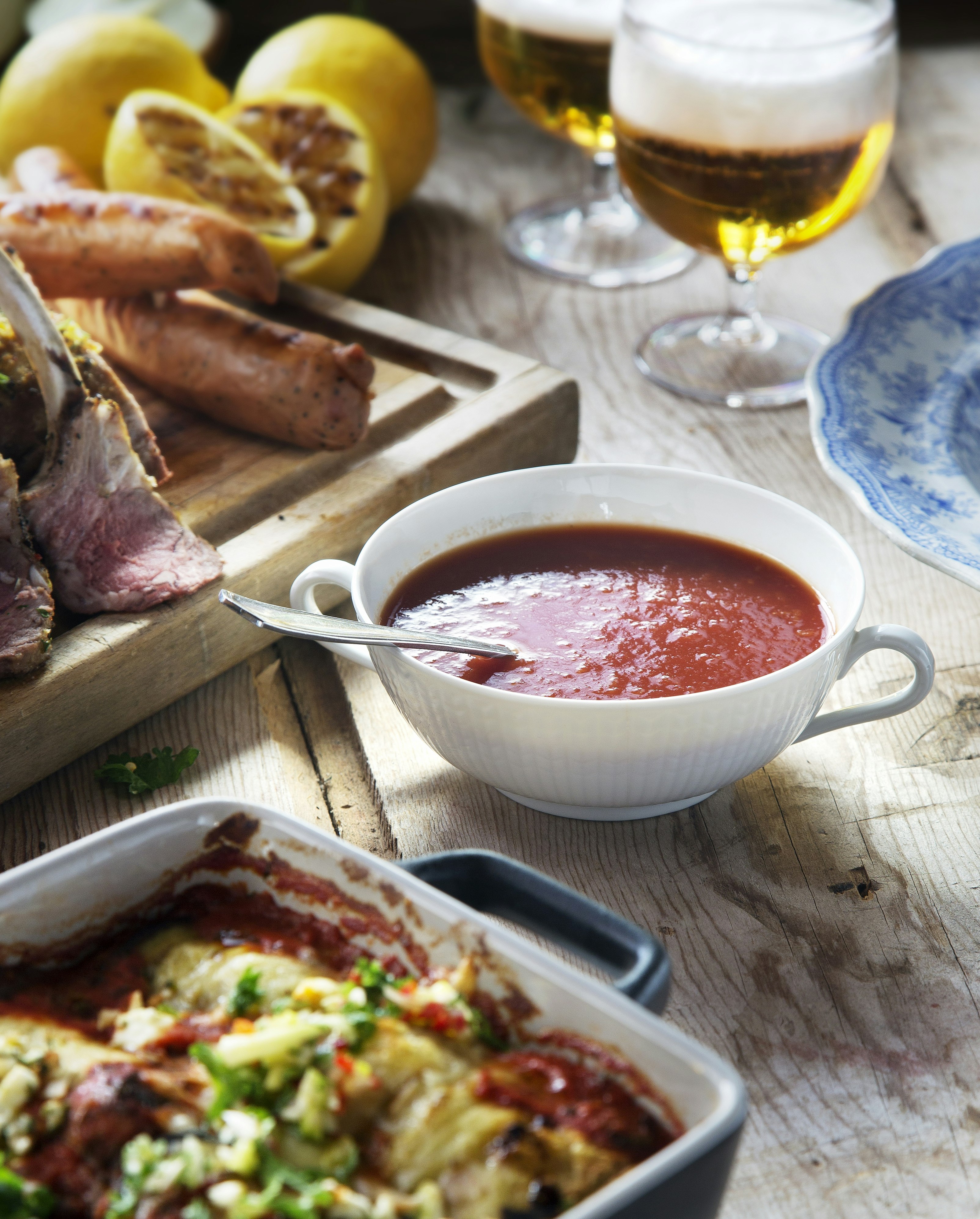 Snabb grillsås med chili och vitlök