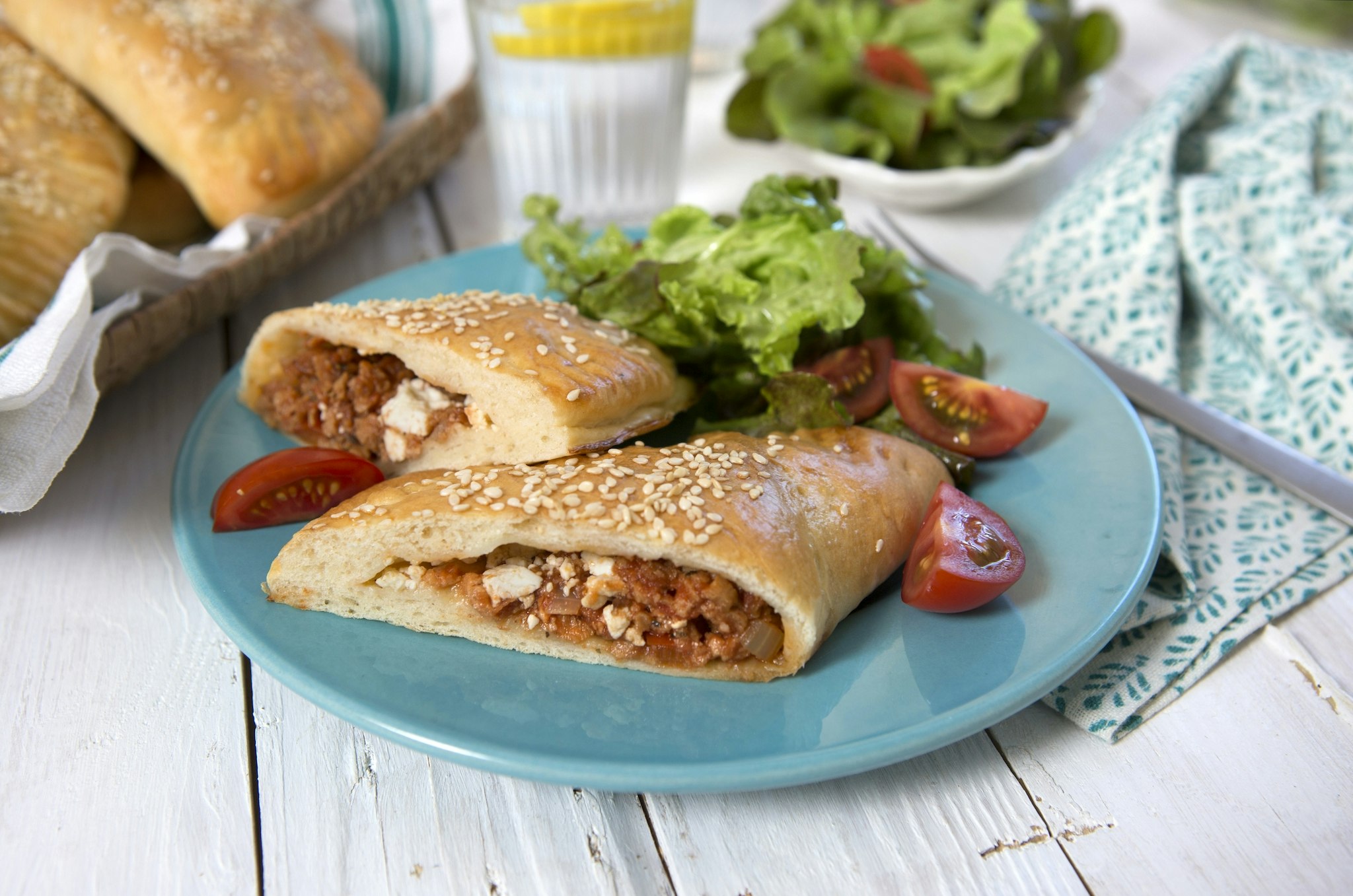 Sojafärspiroger med grekiska smaker