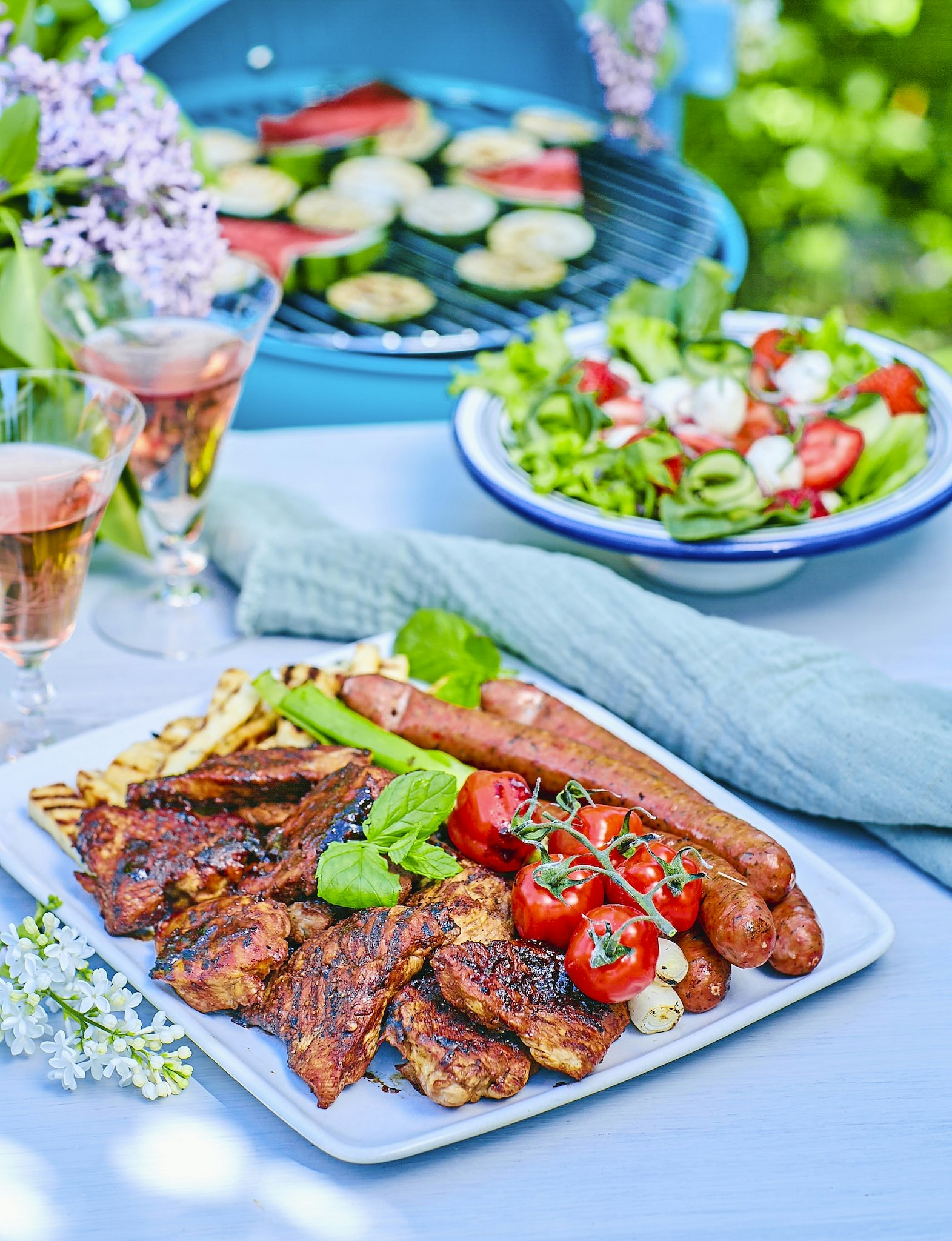 Sojaglaserad grillad kycklingfilé