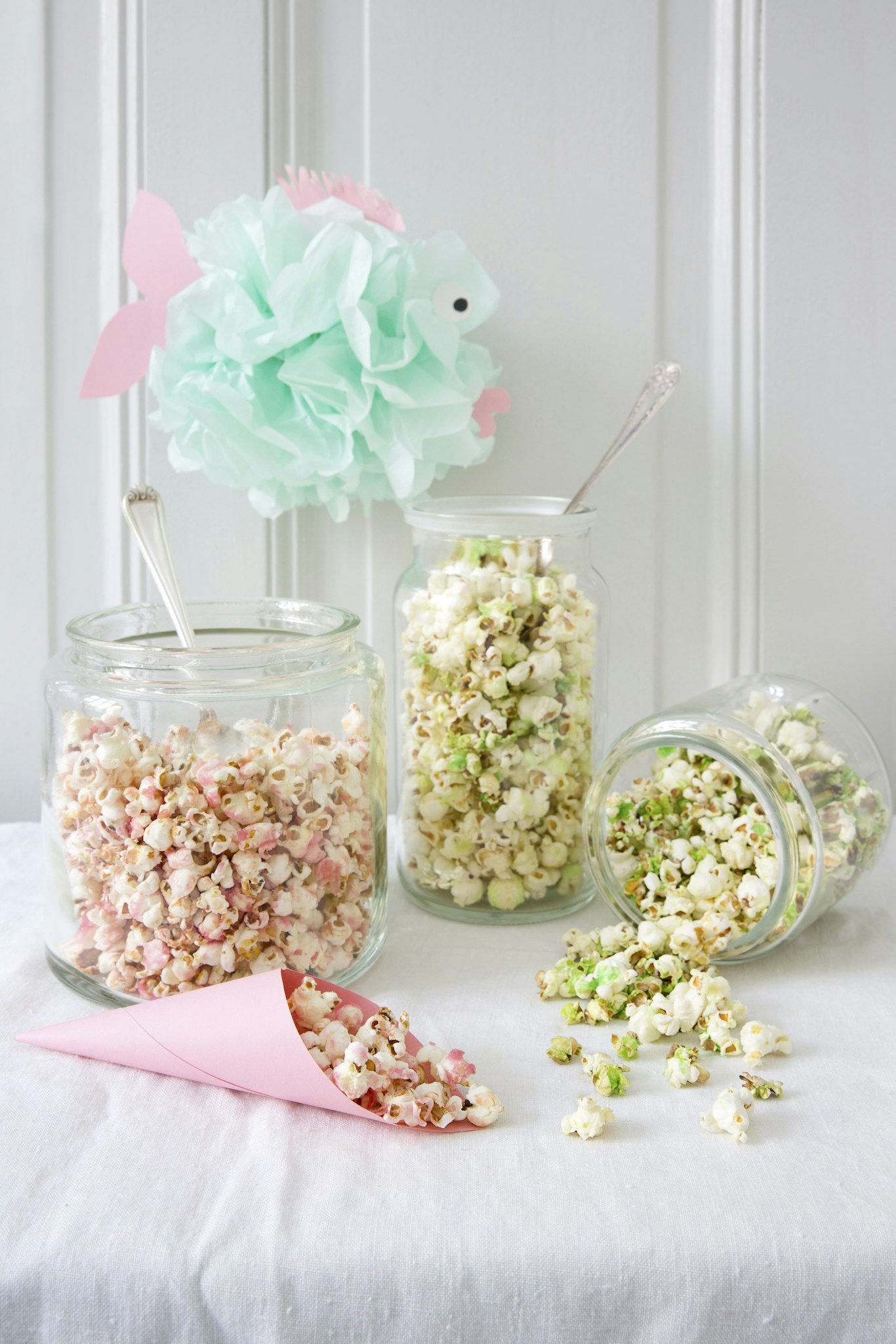 Söta popcorn
