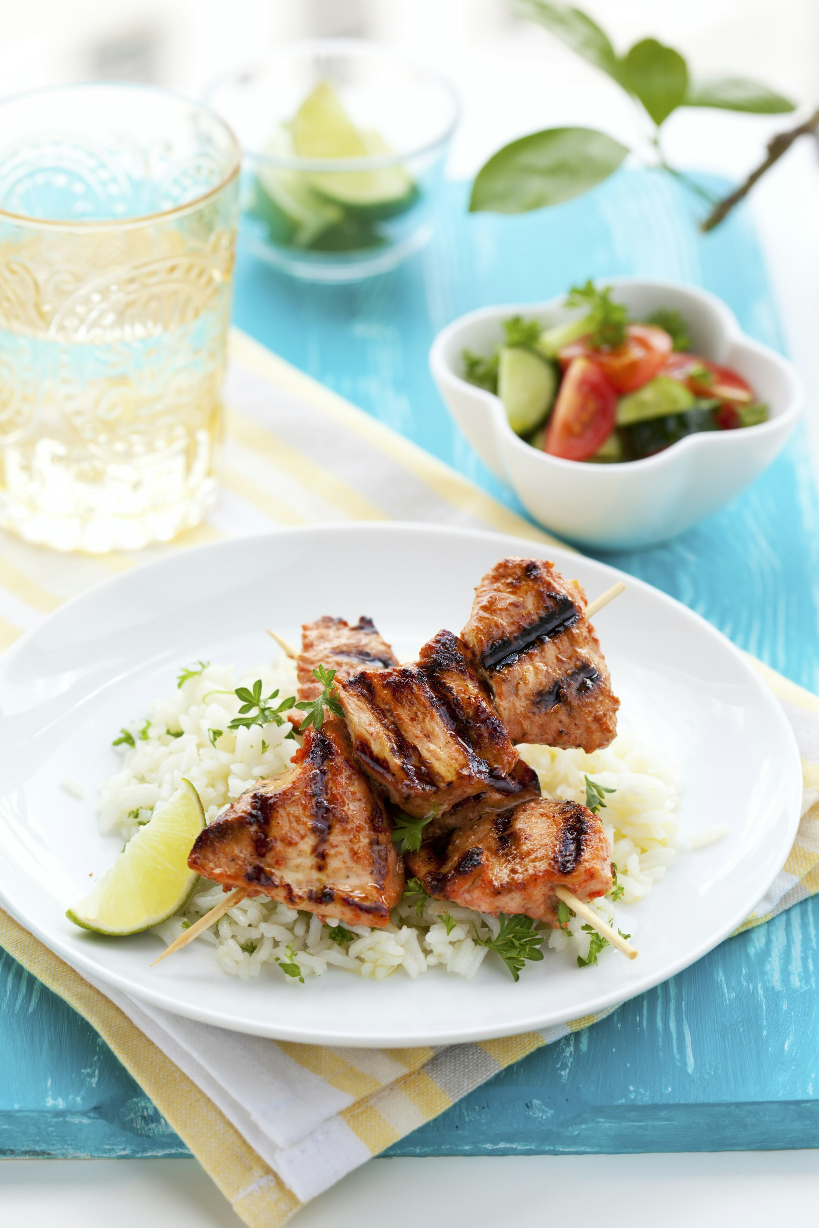 Marinad till grillspett med kött eller kyckling