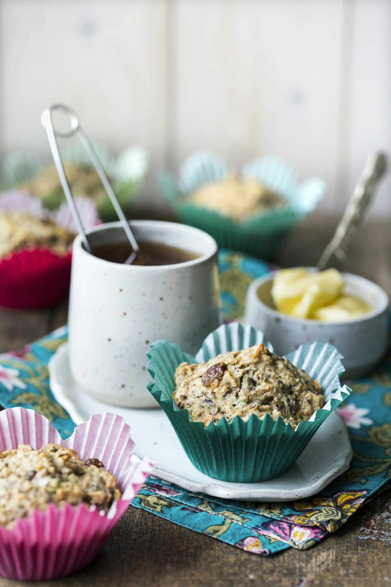 Supersnabba brödmuffins med russin och frön