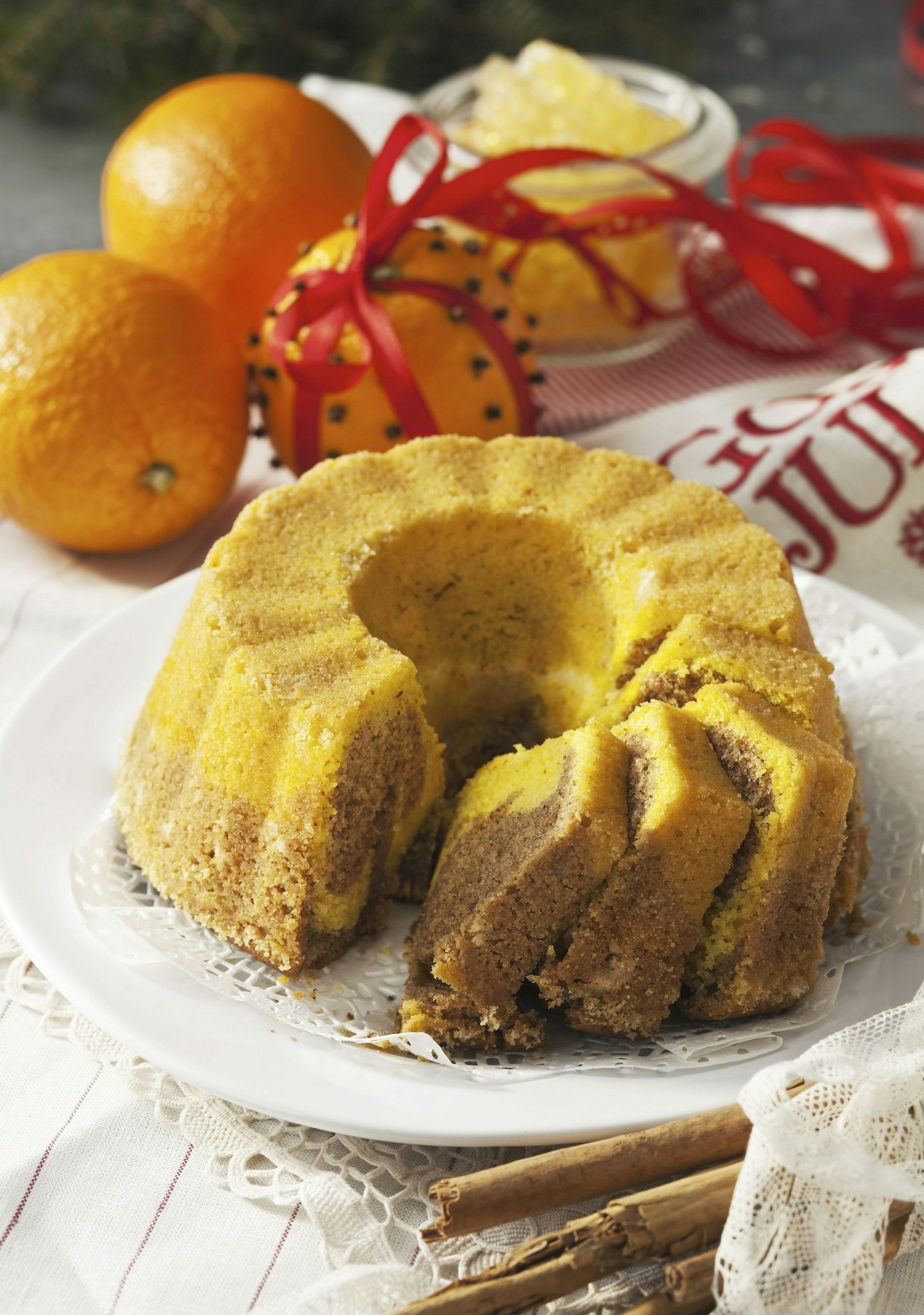 Glutenfri tigerkaka med saffran