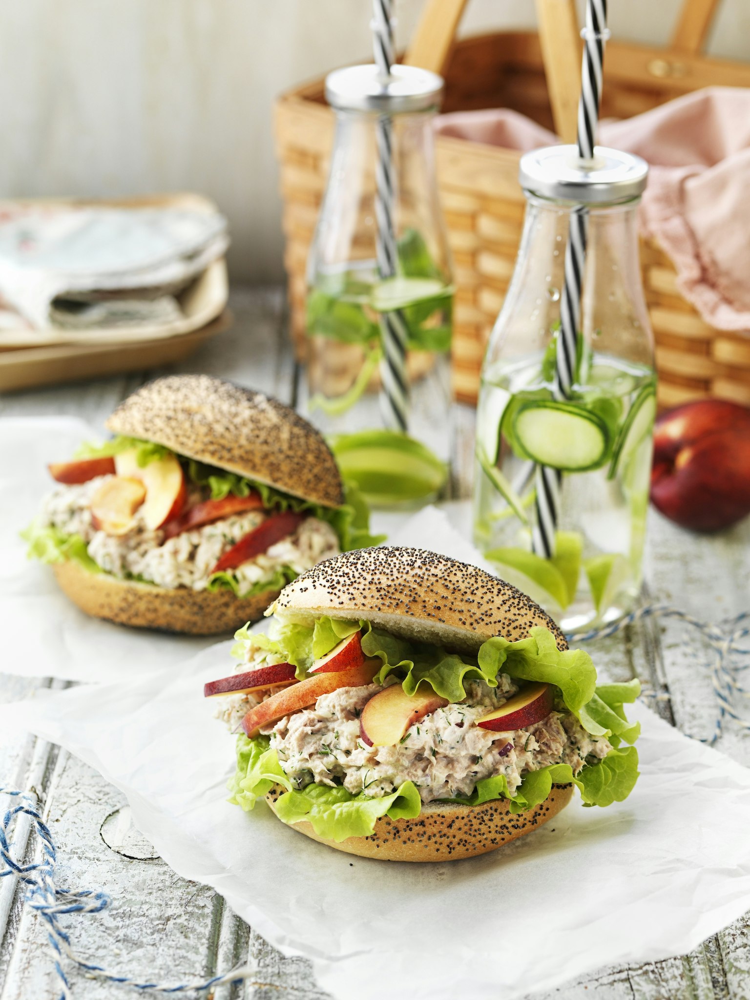 Tonfiskfralla med nektarin